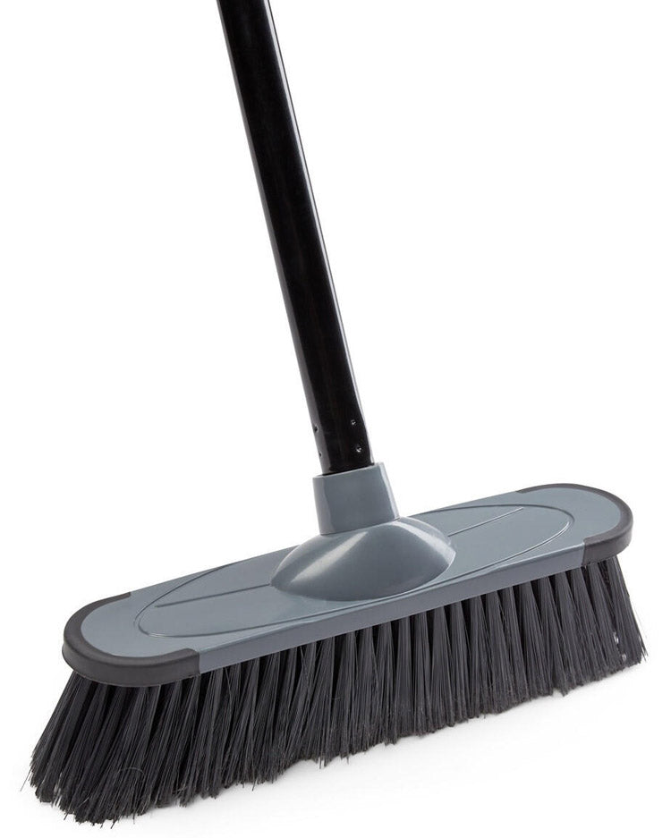 Broom with handle