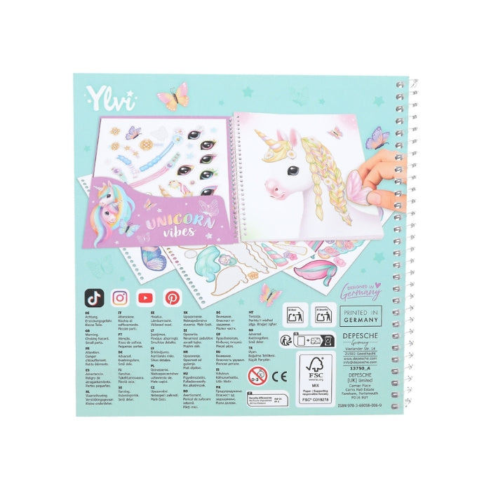 Ylvi Create Your Special Unicorn Sticker bog