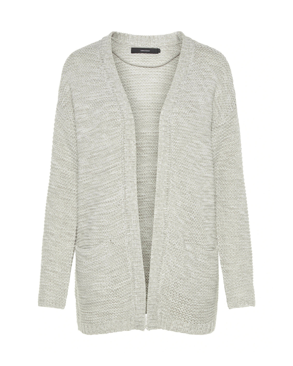 Grå - Light Grey Melange - Vero Moda - Cardigan - 10183605