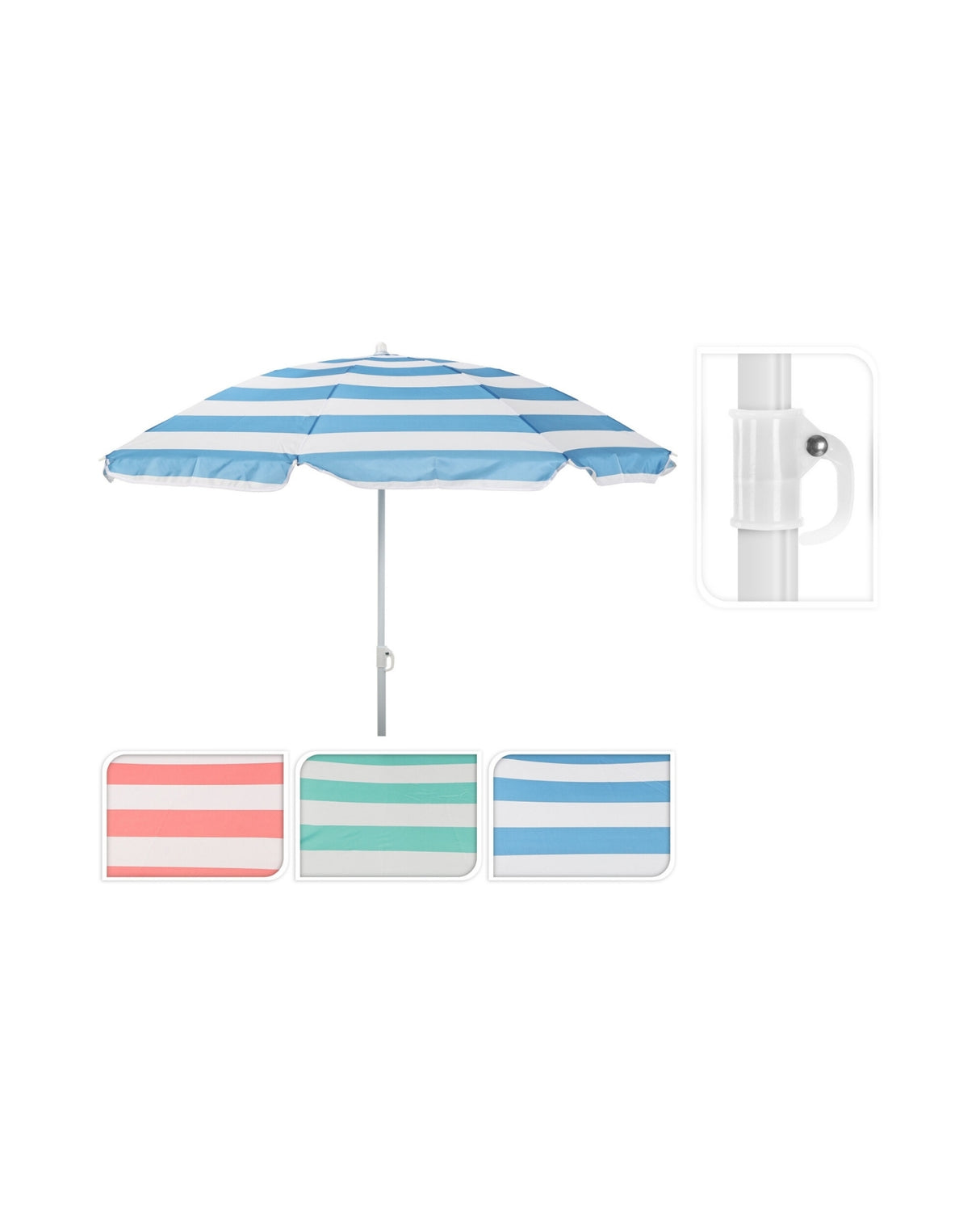 Parasol Ø 152 cm H 160 cm