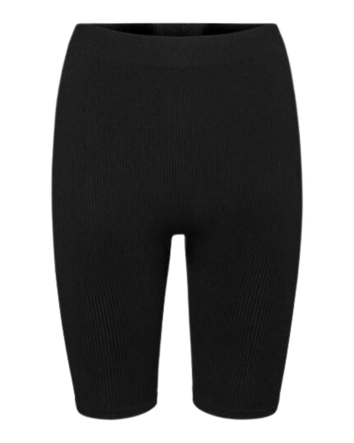 Sort Vero Moda cykelshorts i rib - 10252055