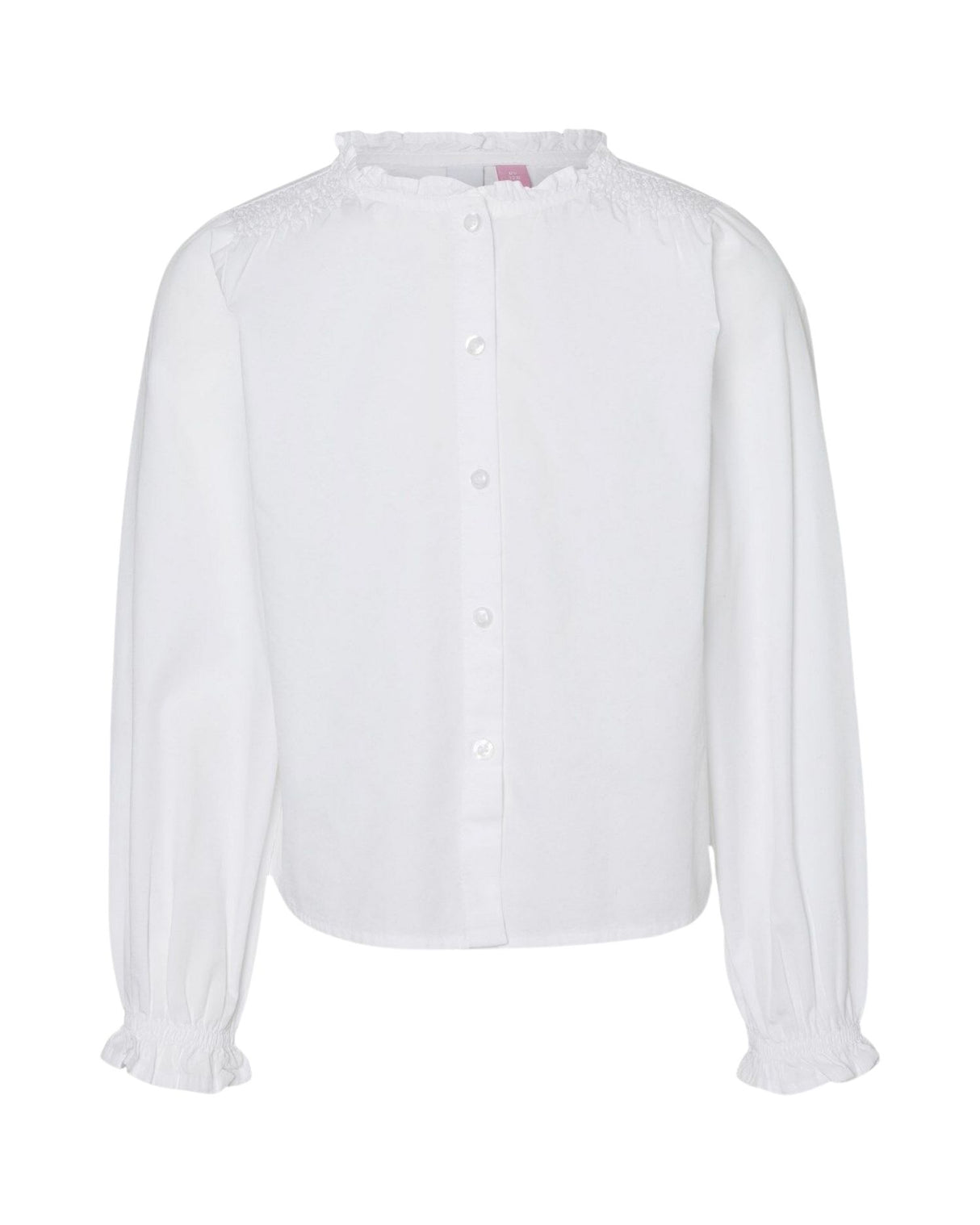 Hvid - snow white - Vero Moda girl - skjorte bluse - 10299028