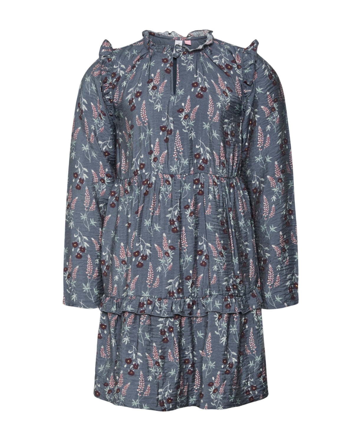 Grå - grisaille - Vero Moda - kjole med blomster - 10315627