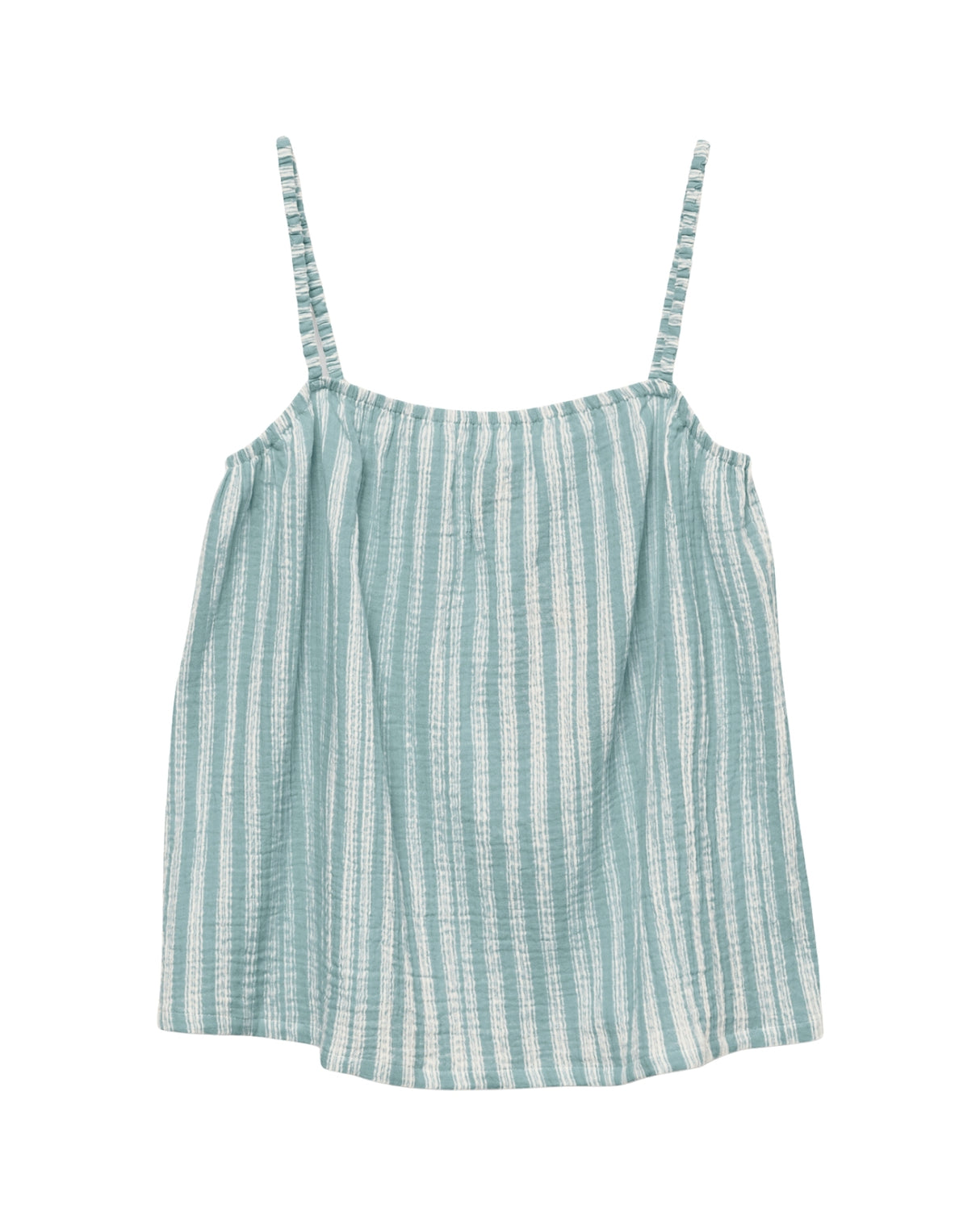 Grøn - Gray Mist - Vero Moda - Top - Striber - 10325860