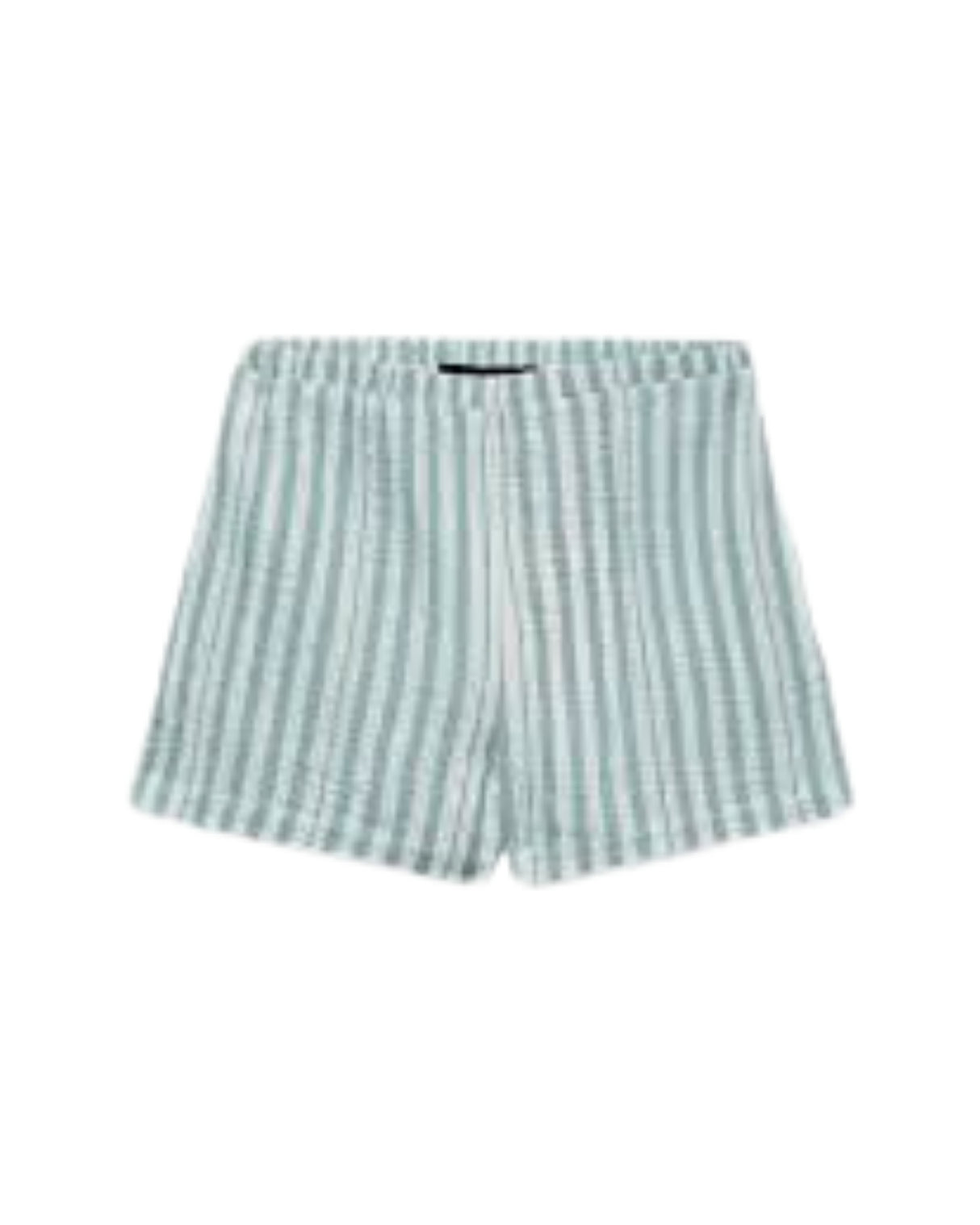 Grøn - Gray Mist - Vero Moda - Shorts - Striber - 10325861
