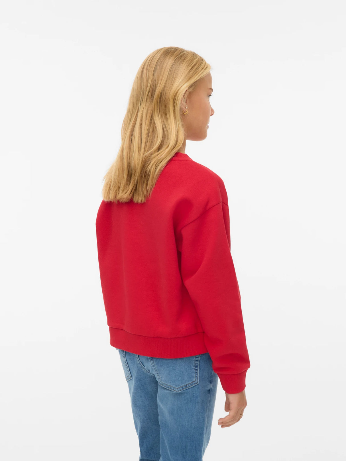 Rød - Ribbon Red/Michigans - Vero Moda - Sweatshirt - 10332448