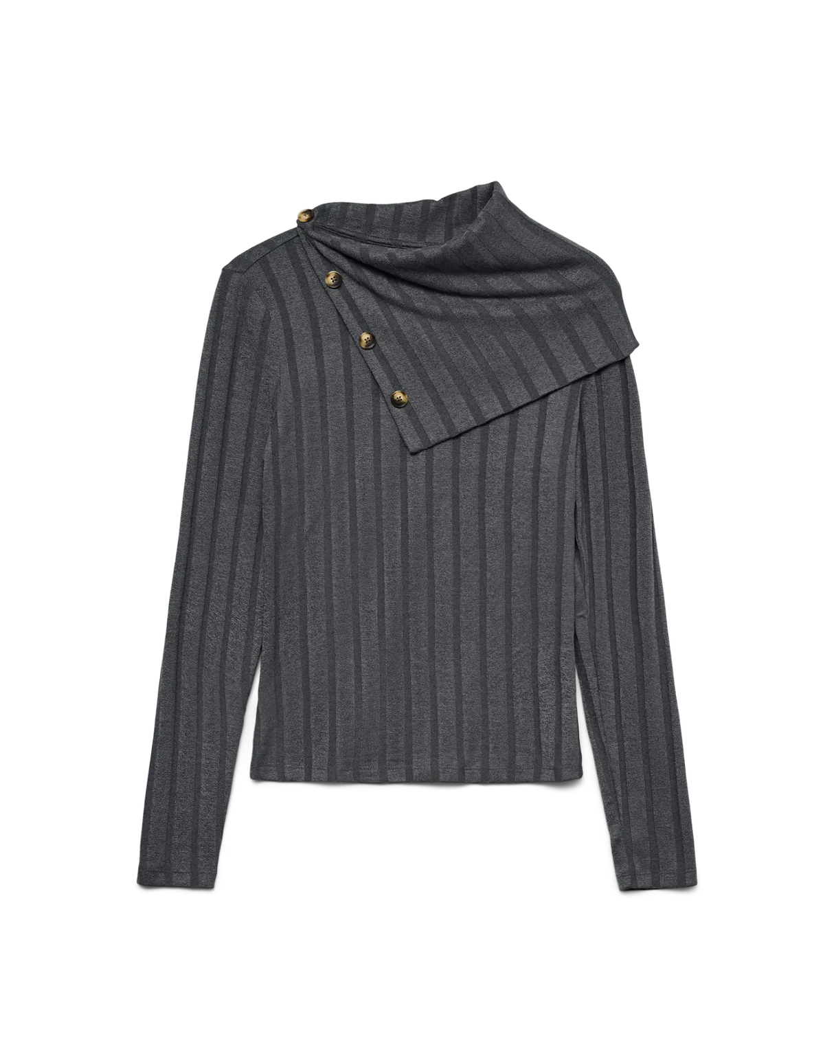 Grå - Asphalt - Vero Moda - Bluse - 10336173