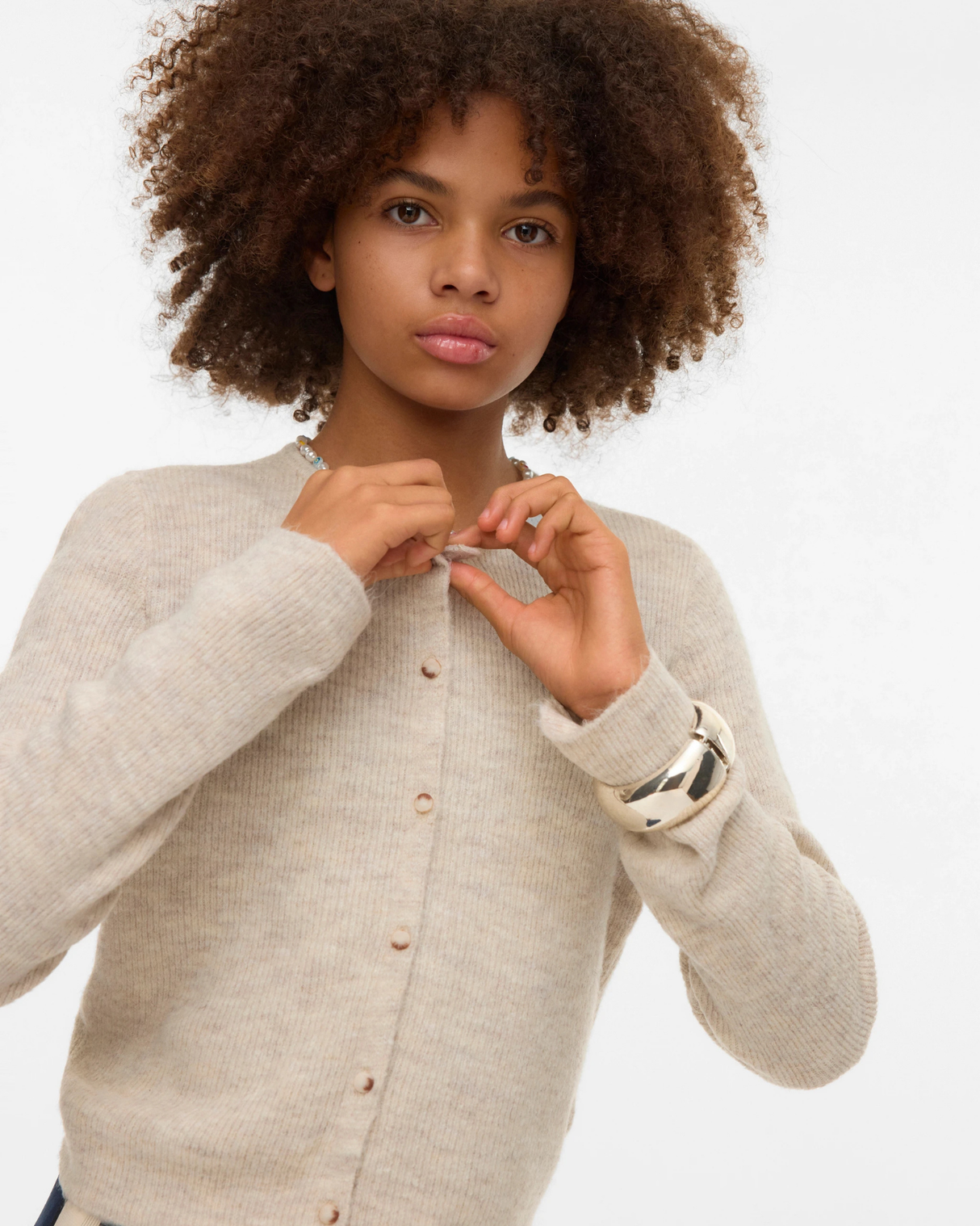 Sand - peyote melange - name it - wool leggings - 13242250