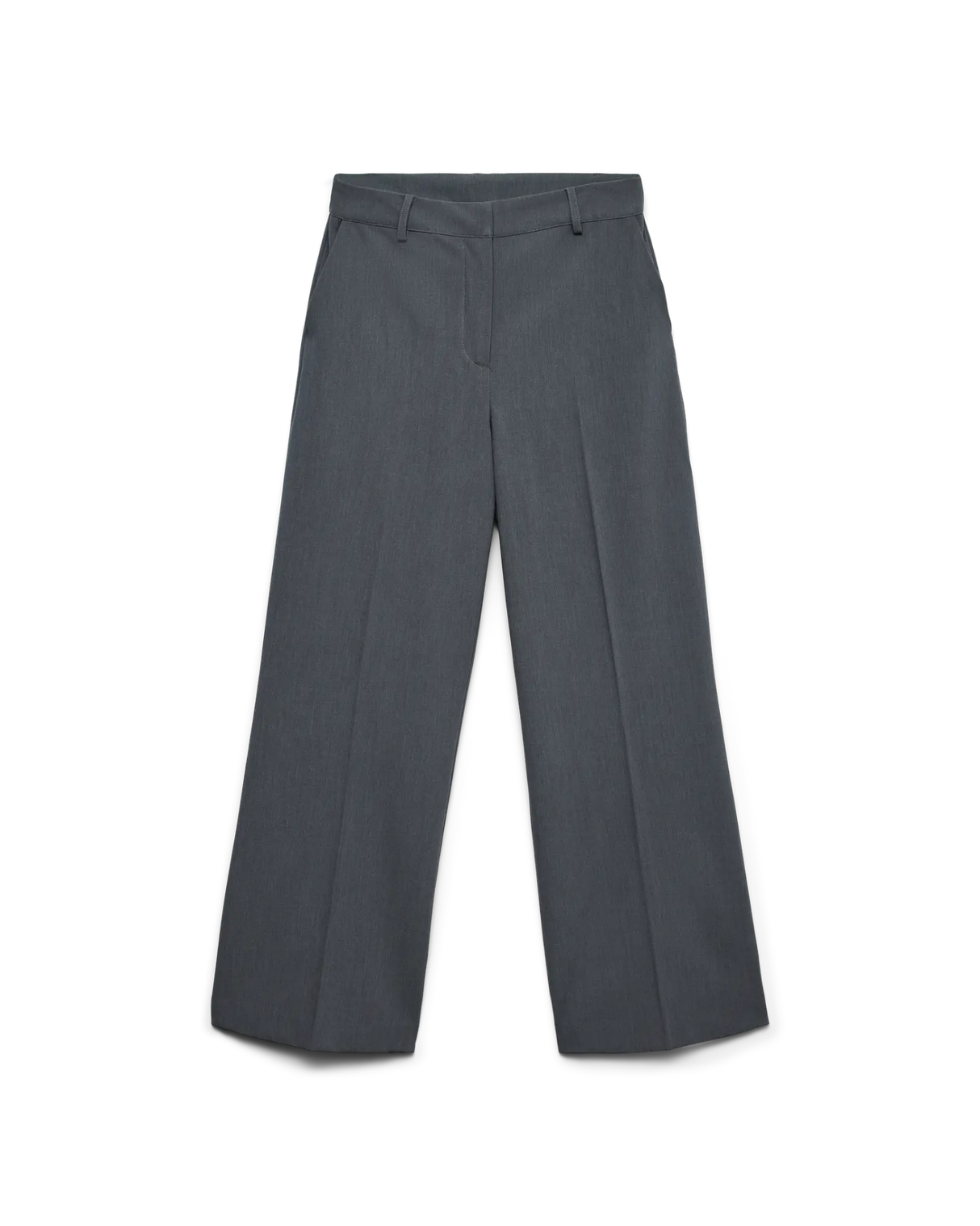 Grå - dark grey - VERO MODA - Bukser - 10343929