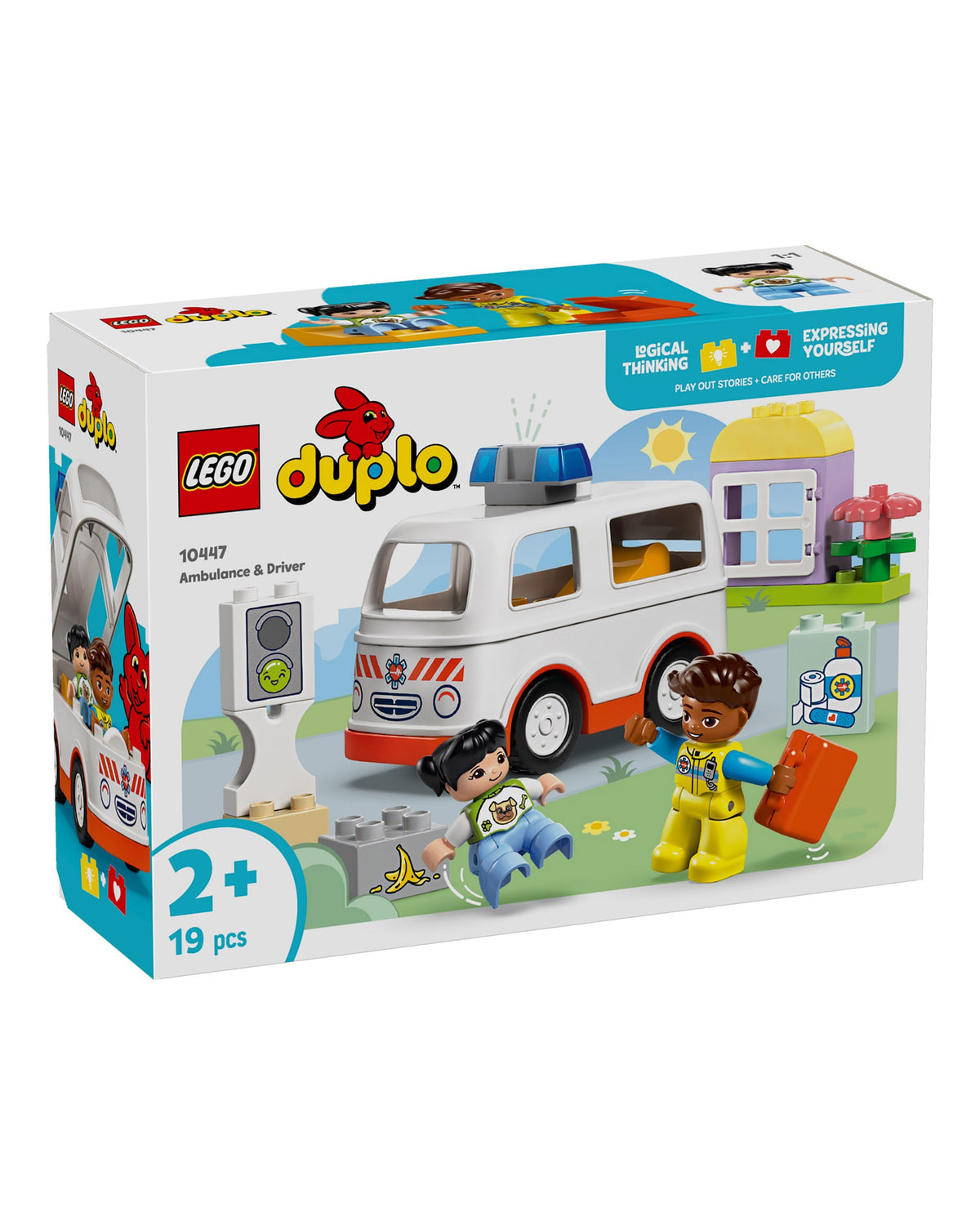 LEGO 10447 Ambulance og fører - Duplo