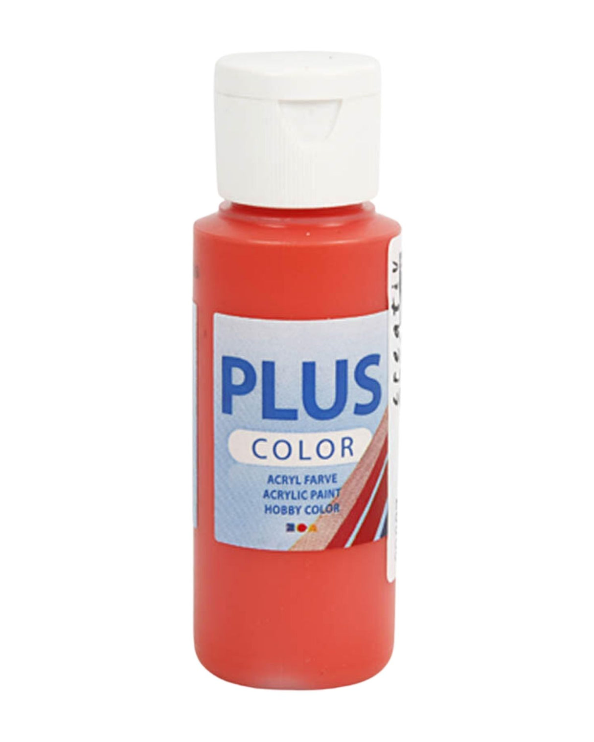Plus coler brilliant rød 60 ml. art. nr. 39627 Vandbaseret