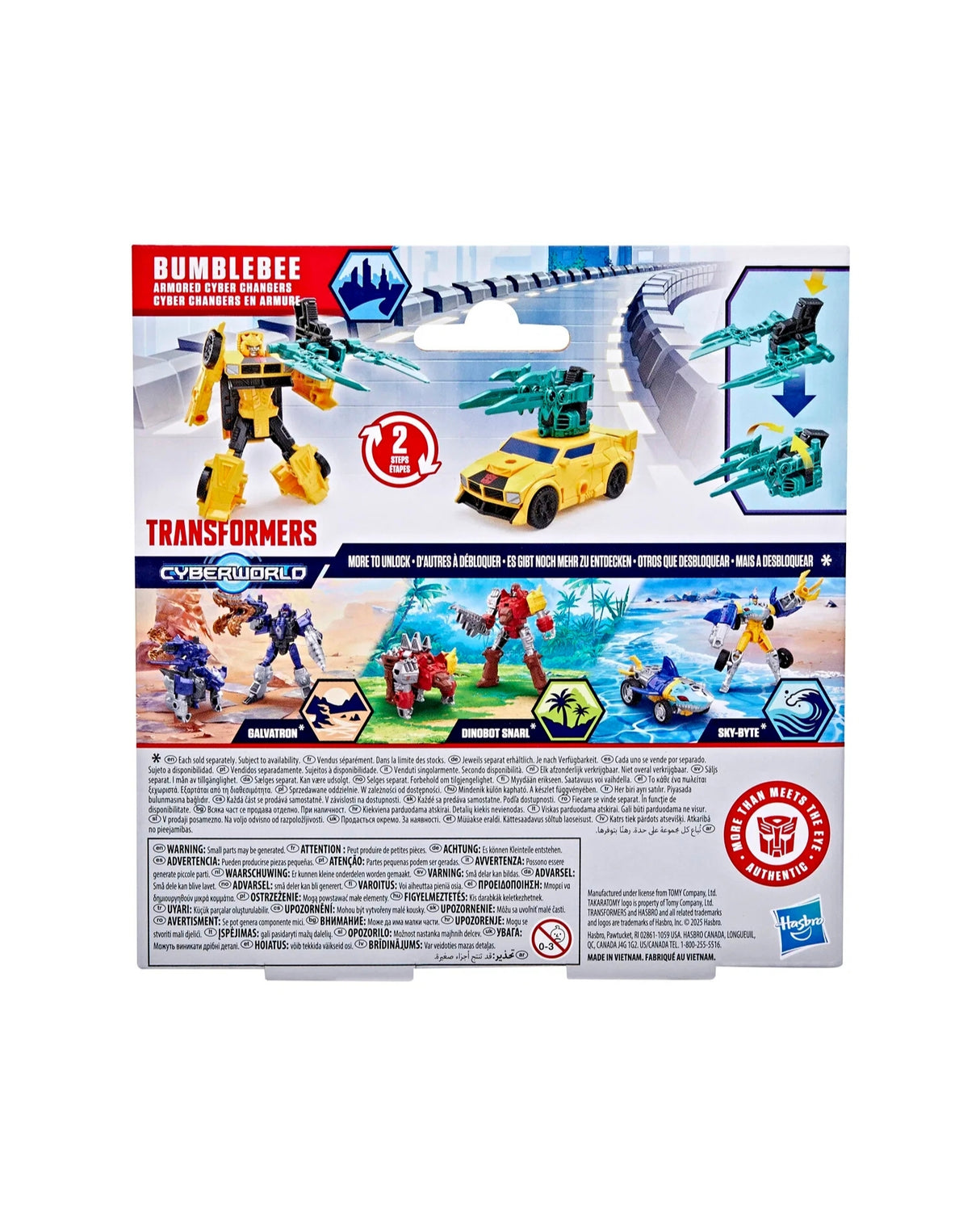 Transformers Cyberworld Armored Changers 10cm - Bumblebee