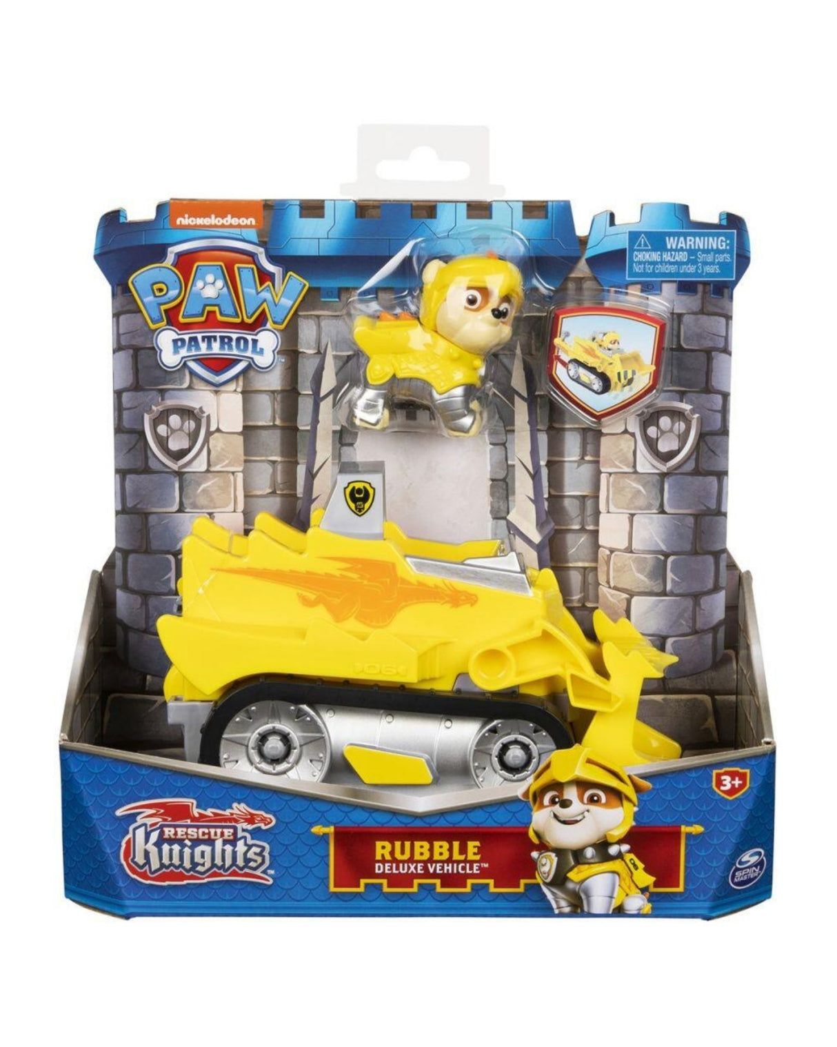 Paw Patrol Knights Themed Vehicles - Rubble