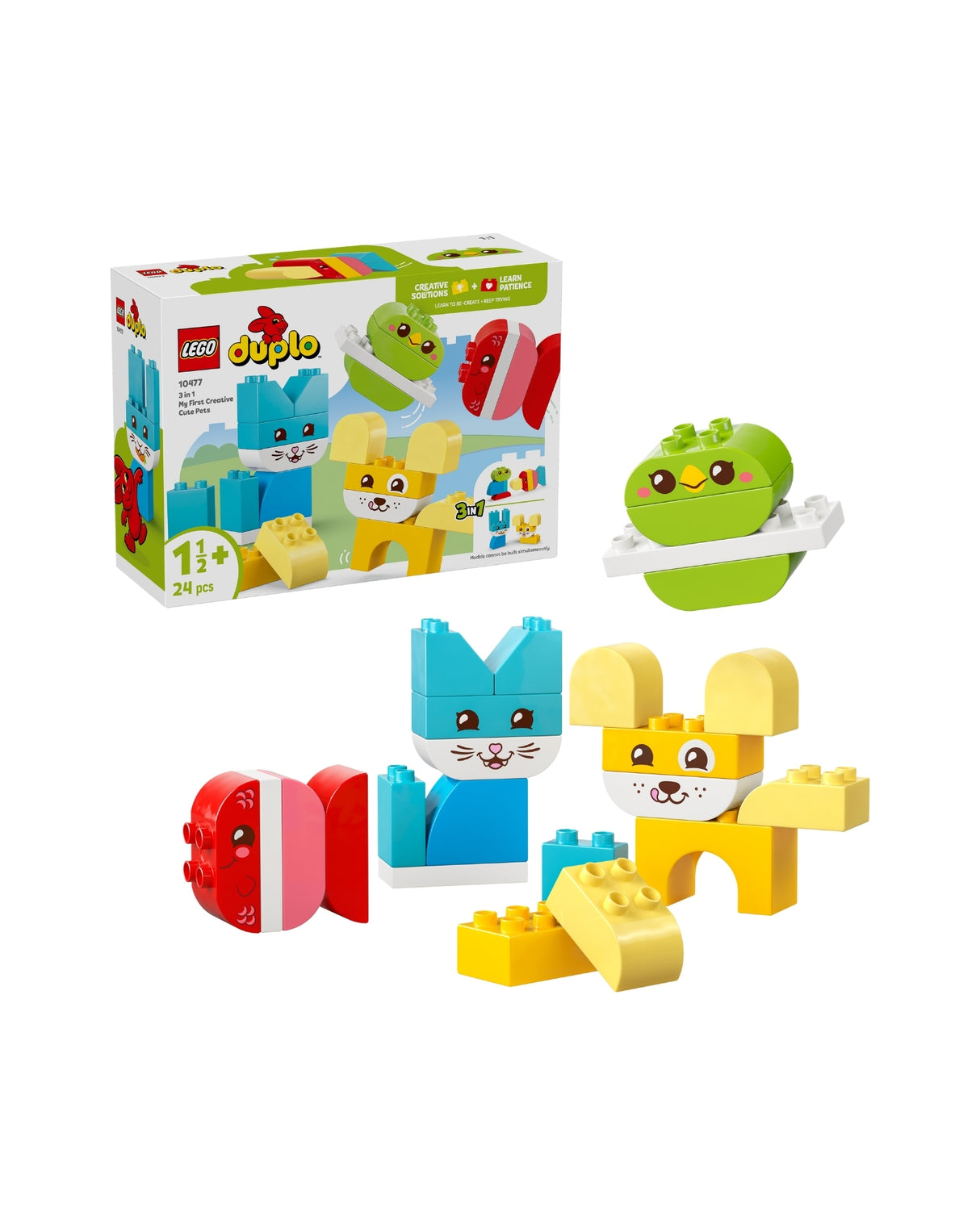 LEGO 10477 3-i-1 Kreative søde kæledyr - LEGO DUPLO 10477
