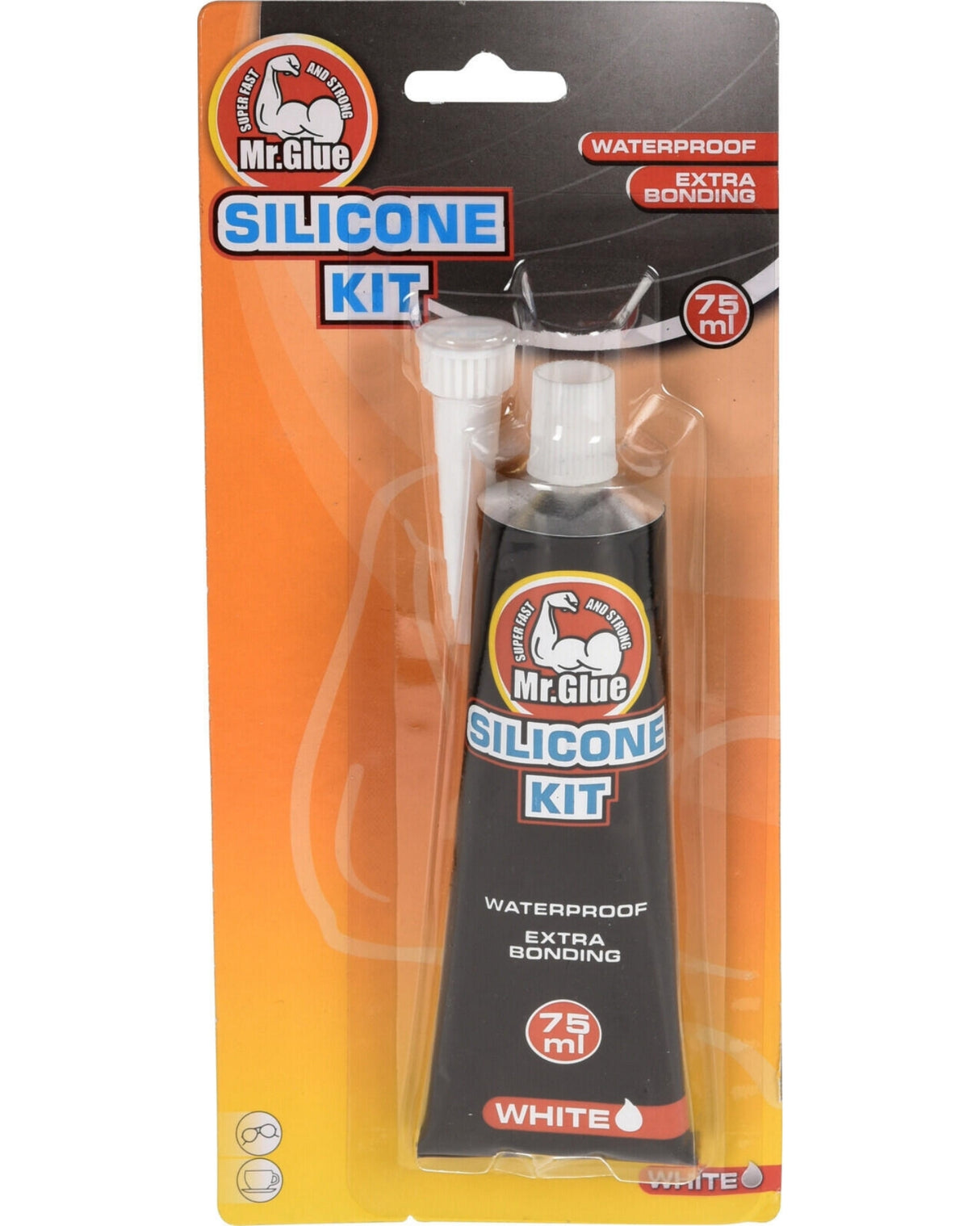 Silicone sealant 75g hvid