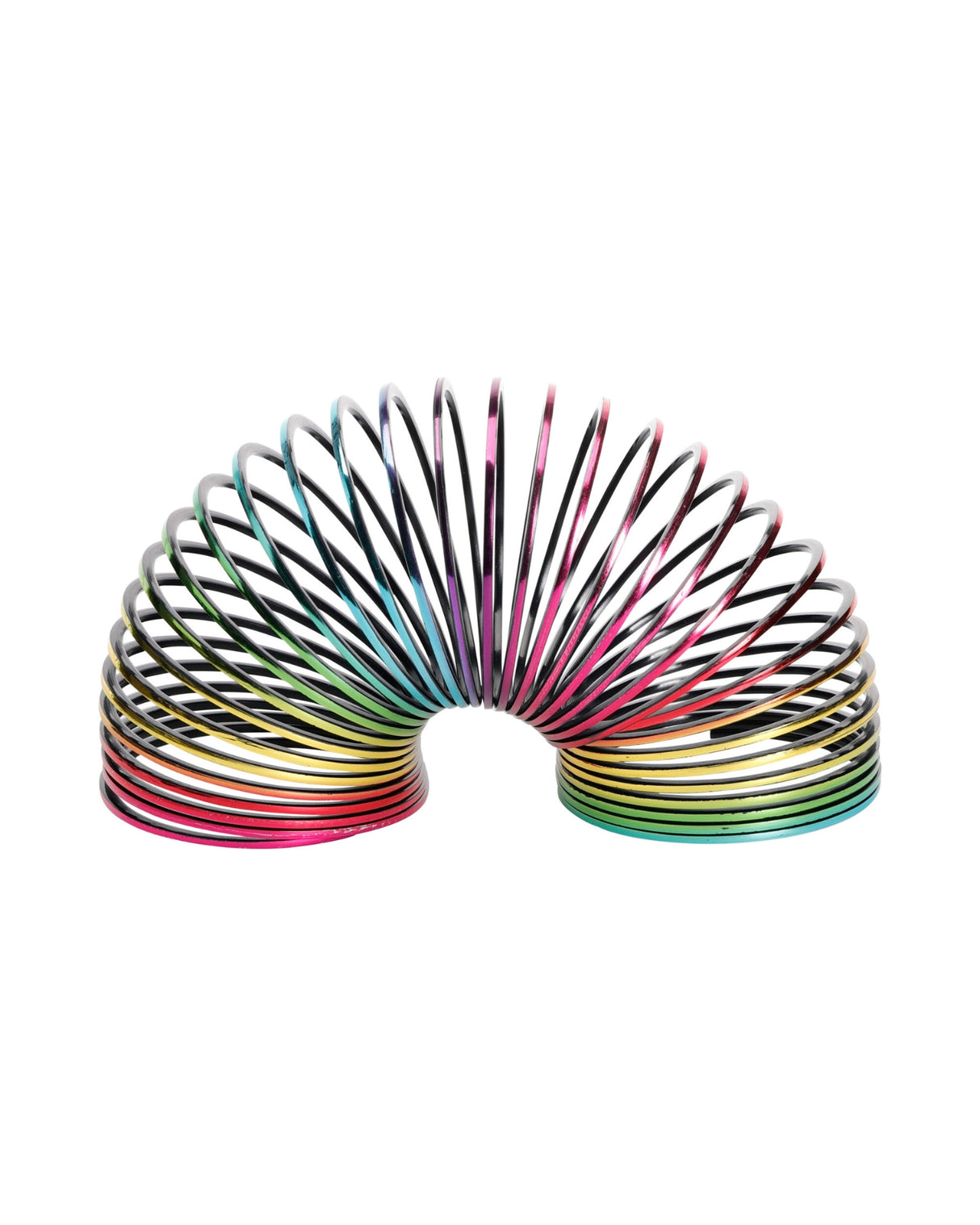 Fjeder 10 cm - Regnbuefarver