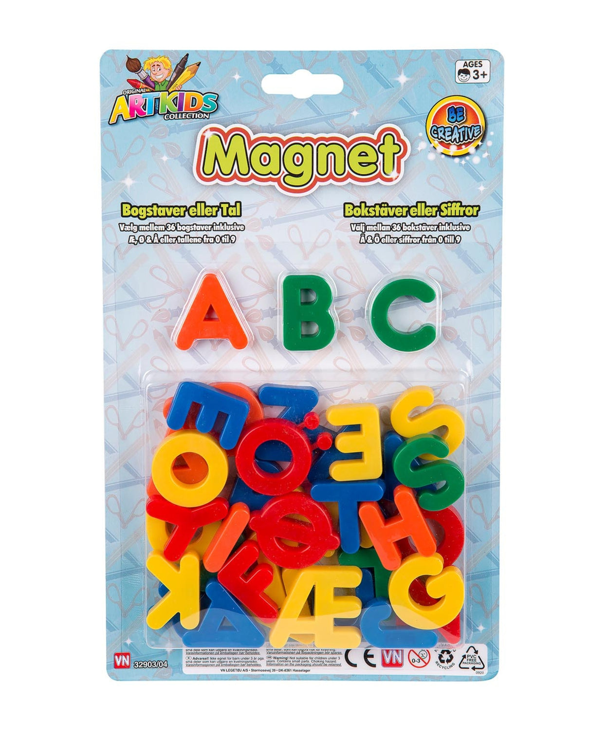 Magnet bogstaver - Med ÆØÅ