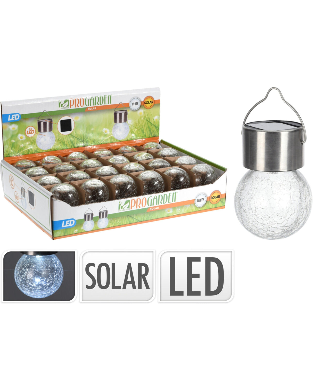 Solcelle lampe/pære LED