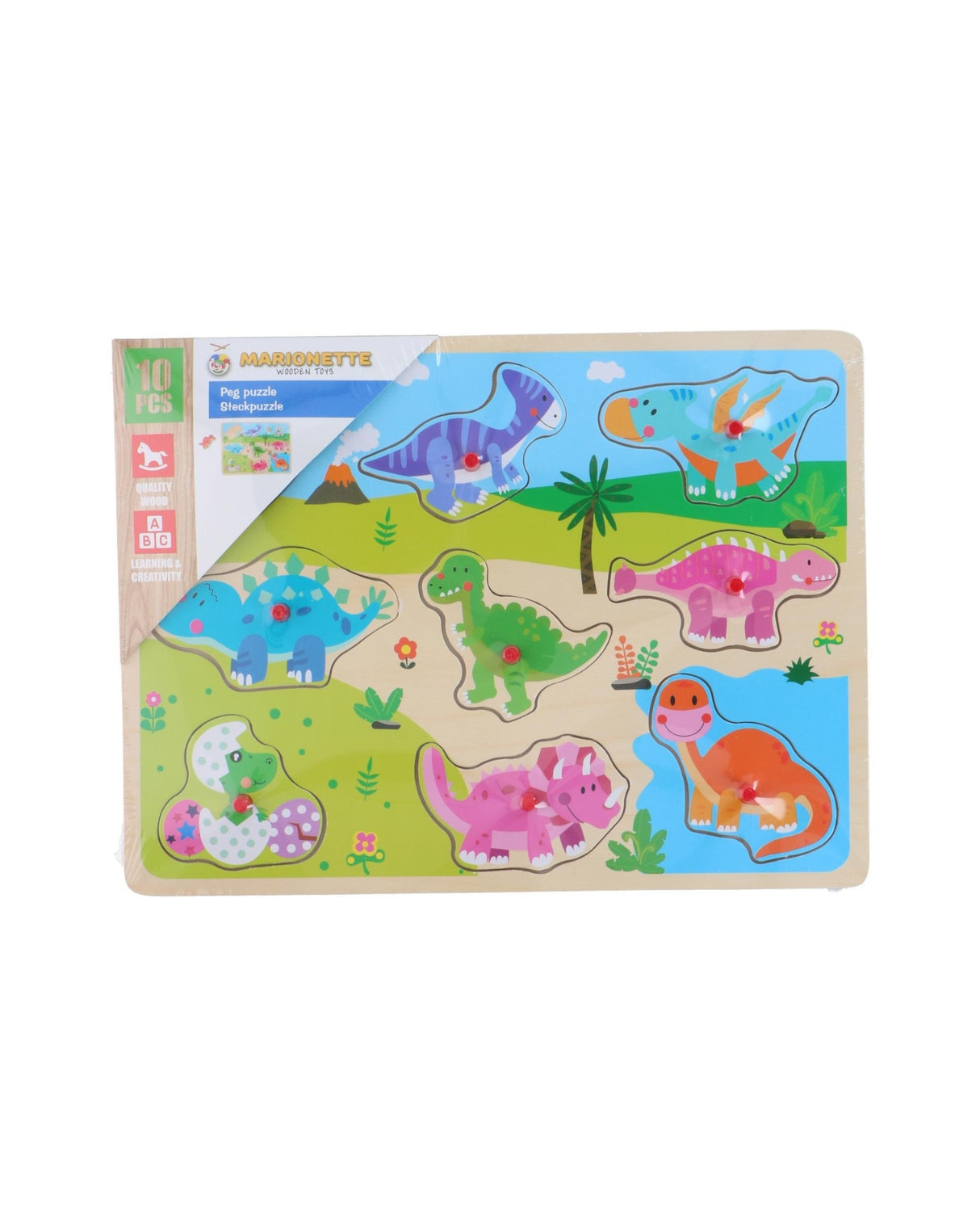 Knoppuslespil med 9 brikker