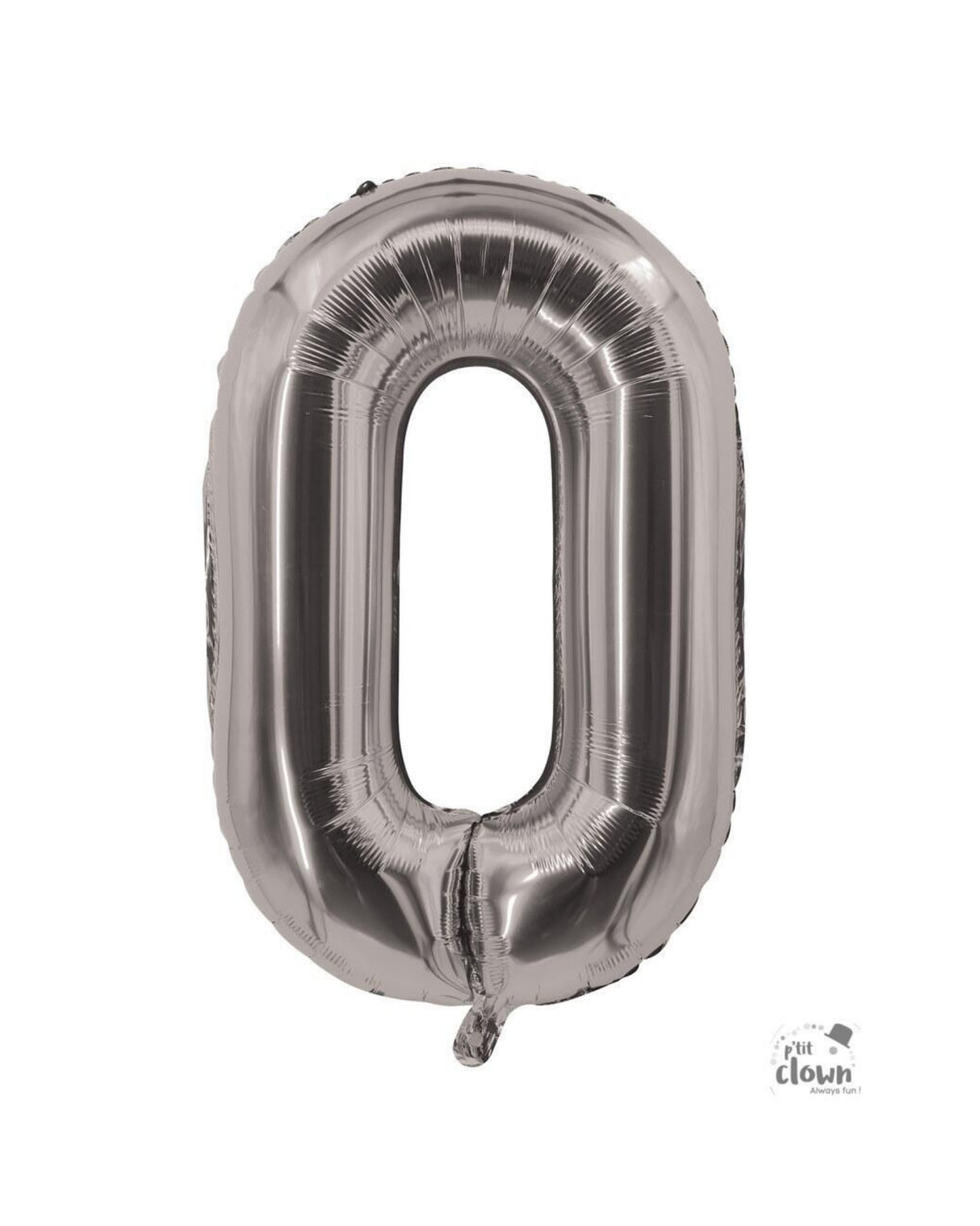 Folieballon 0 - 30cm - alu sølv