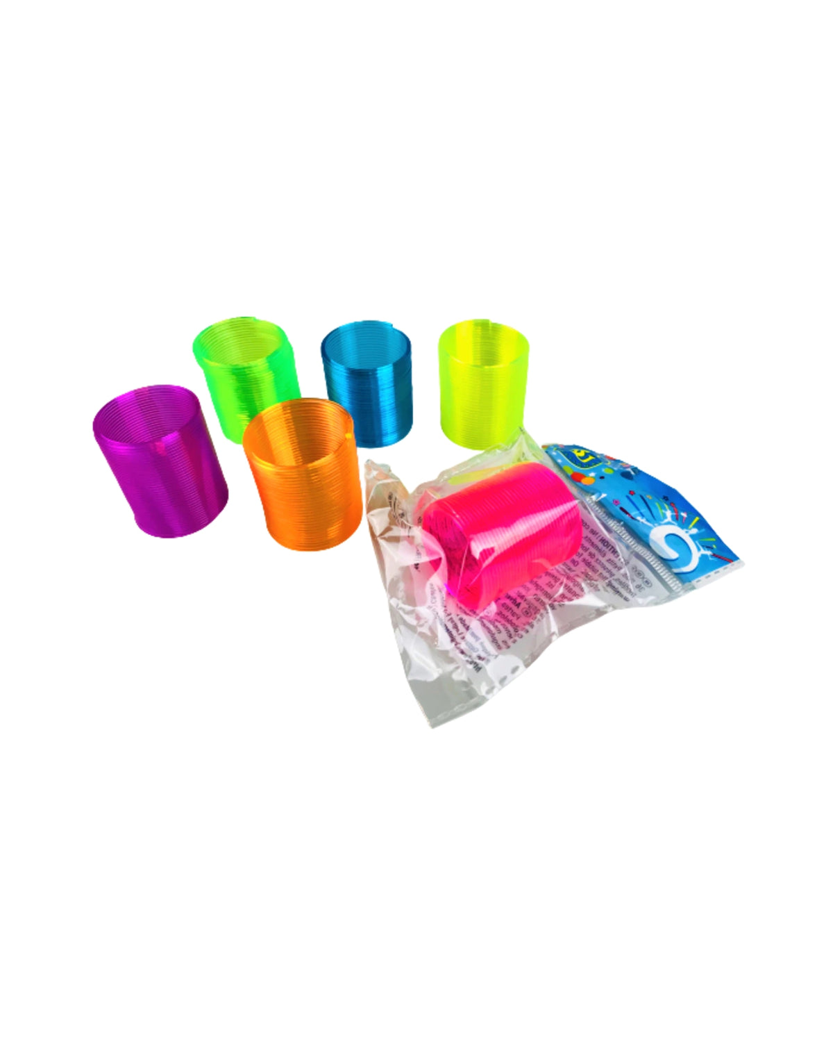 Neon Spiral – 4 cm - Fjeder