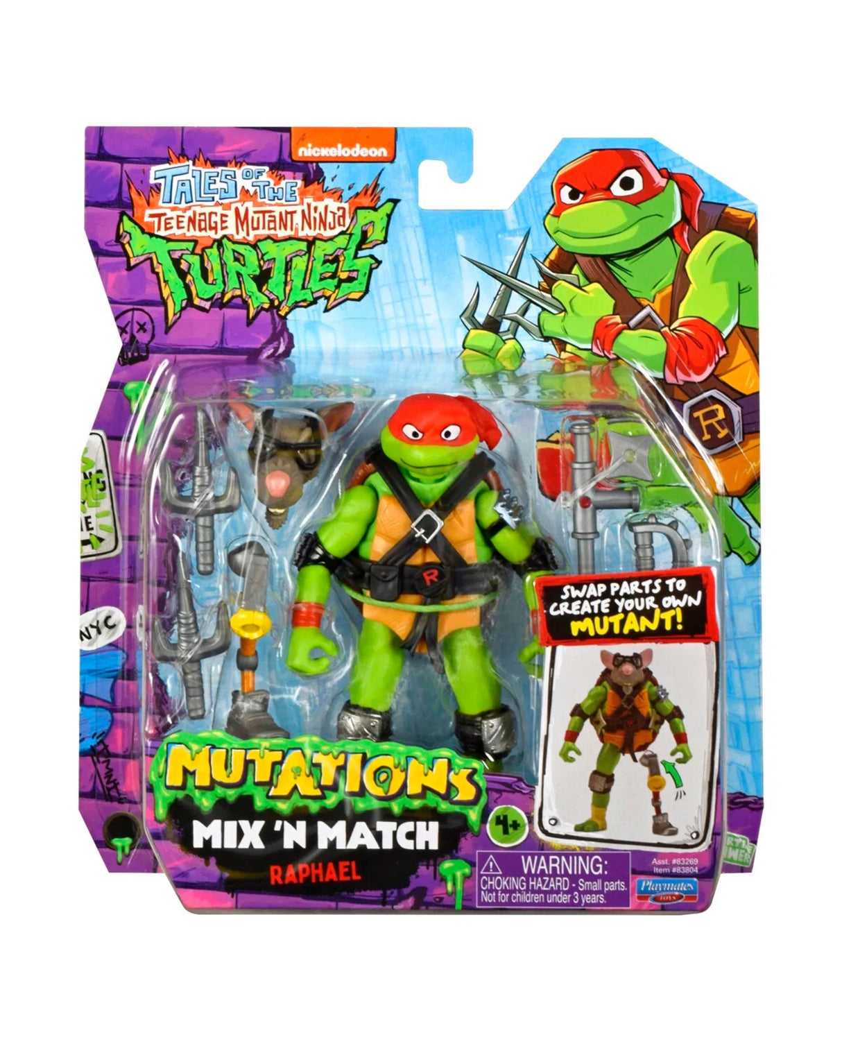 Turtles Tales Of Mutations Basic Figures - Raphael