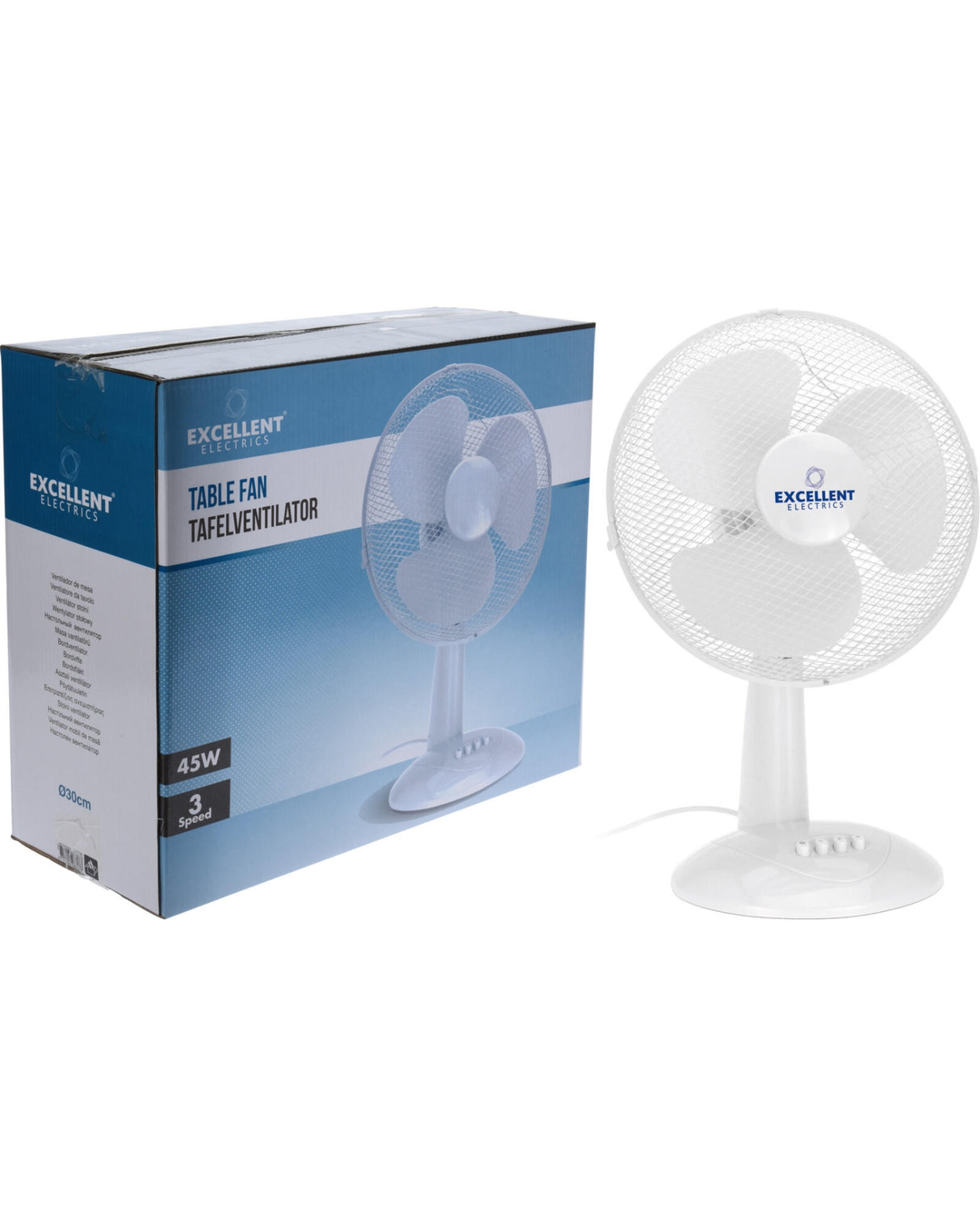 Fan 30cm - White