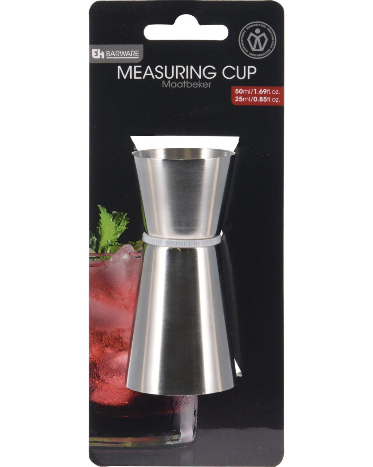 Centiliter mål i stål