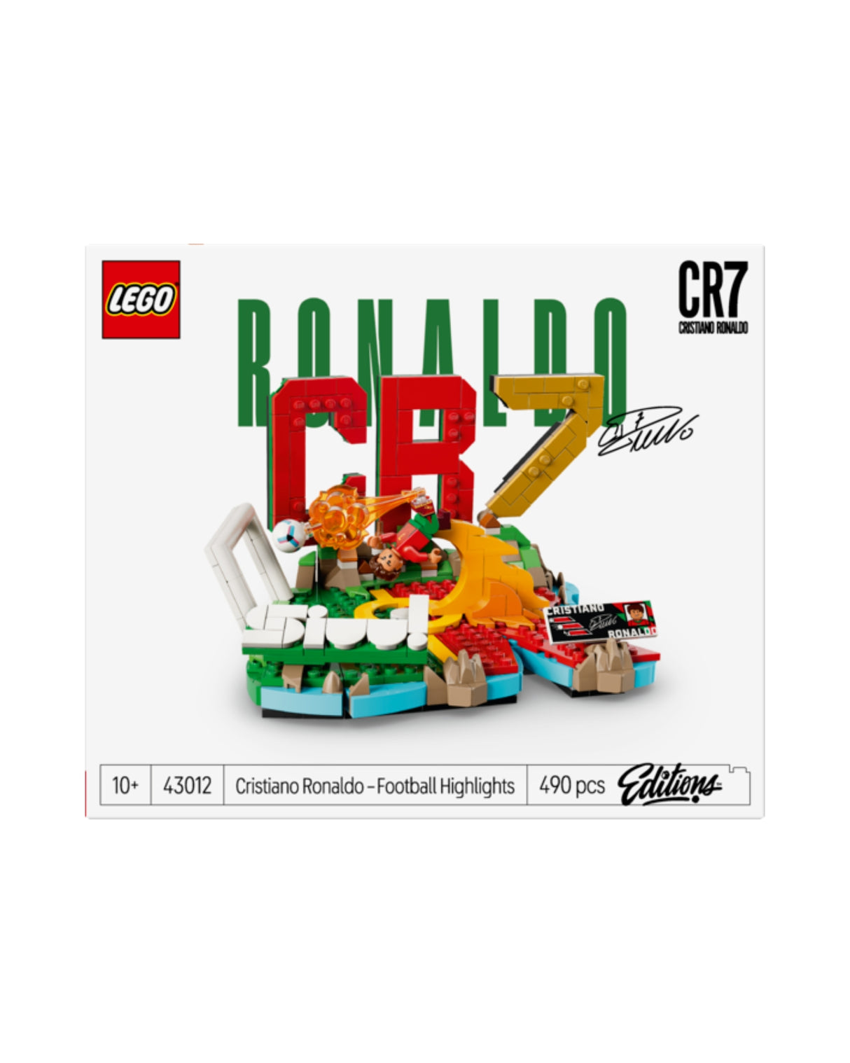 LEGO 43012 Cristiano Ronaldo – fodboldhøjdepunkter - LEGO Edition Football 43012