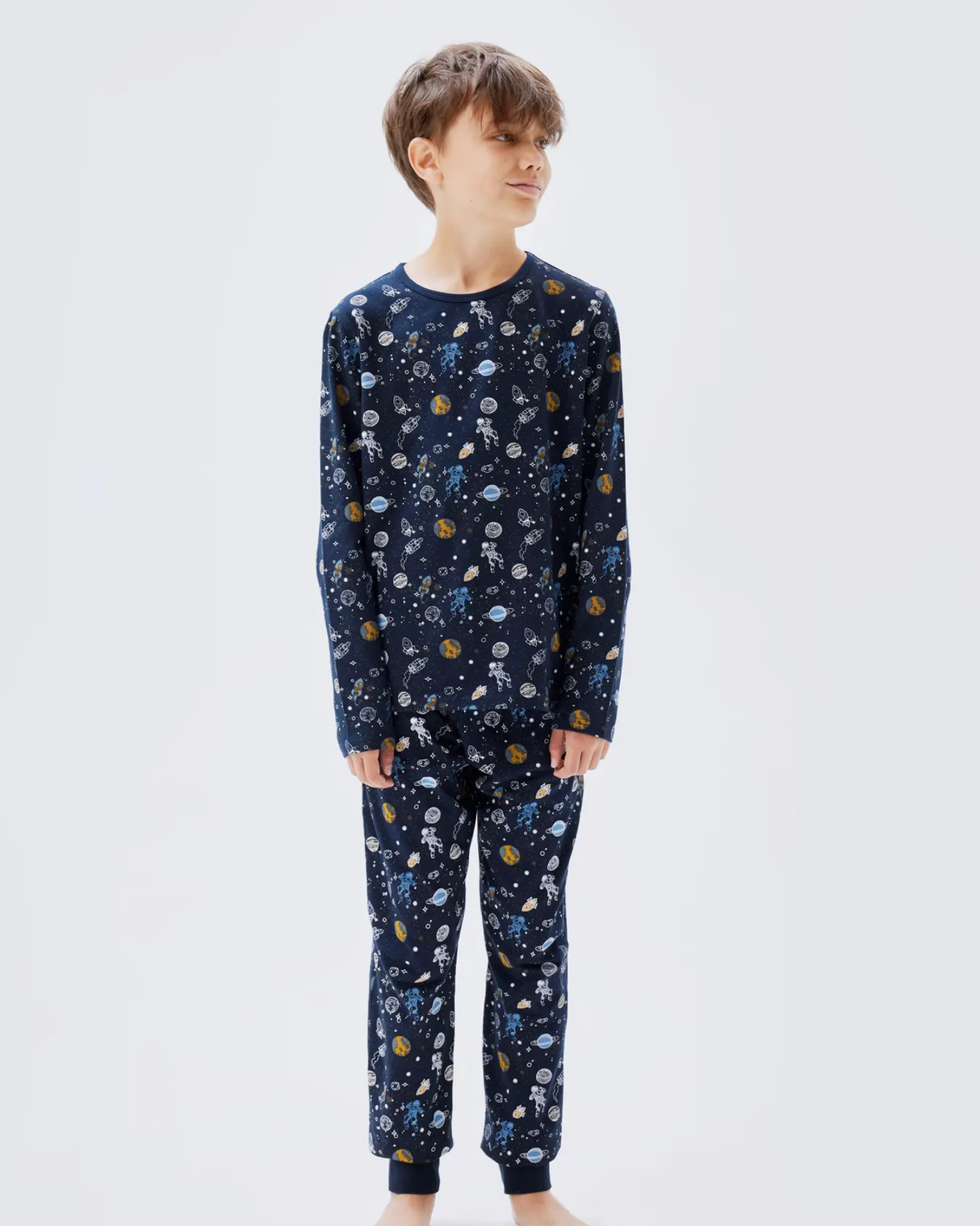 Green - Agave Green - Name it - Pajama set - Rib - Dino - 13233002