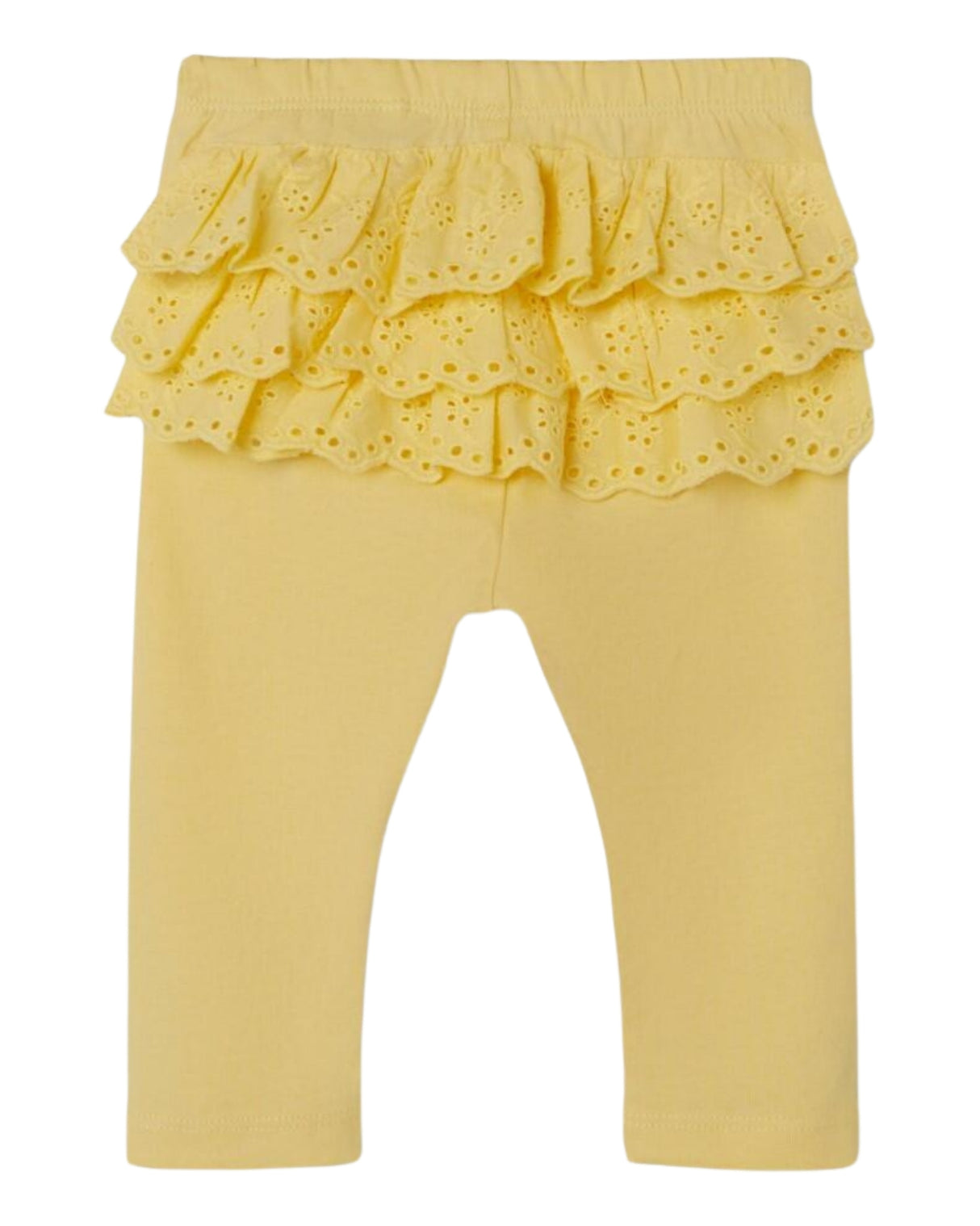 Gul pineapple Name it leggings med blonder bagpå - 13201135