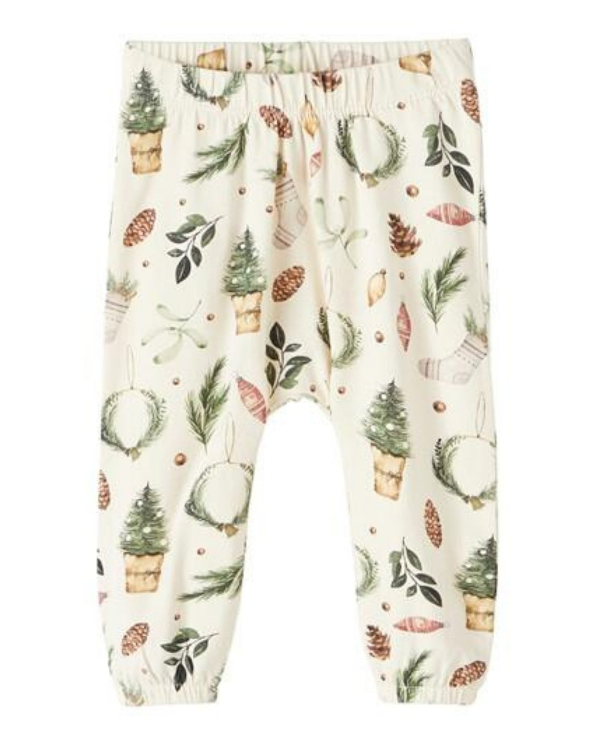 Cream name it pants with Christmas motifs - 13210953-