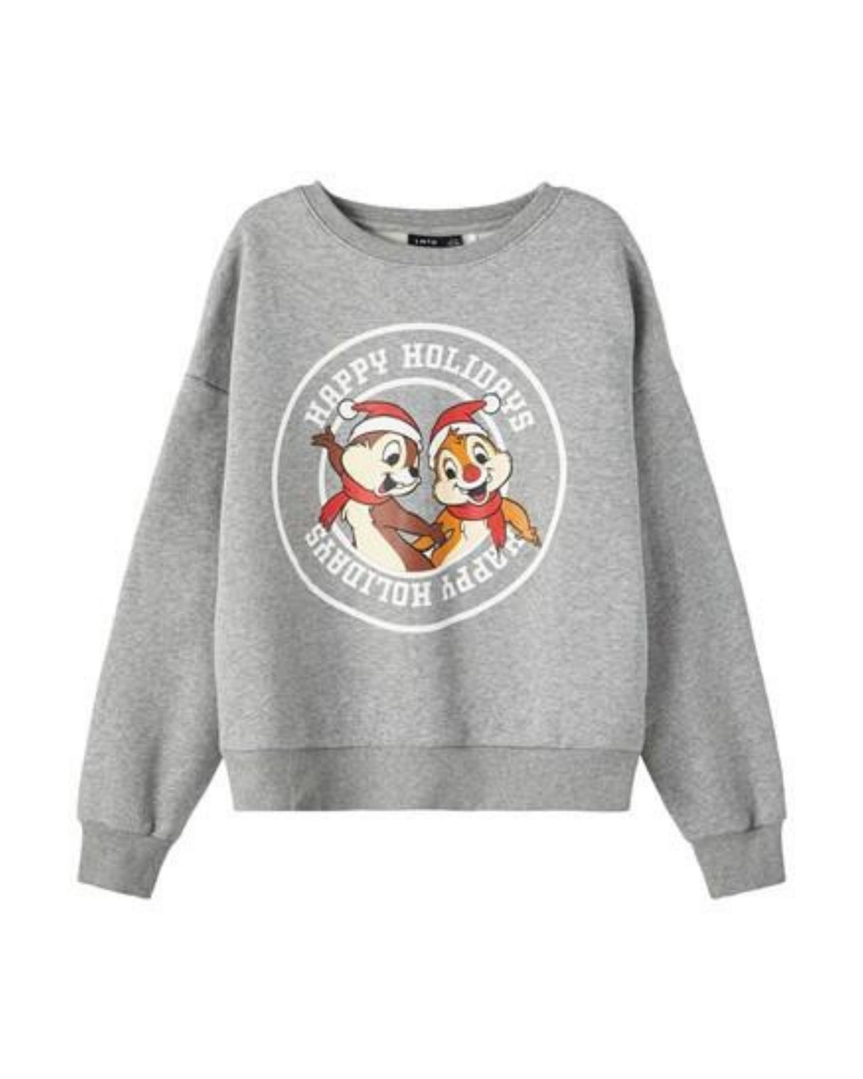 Grå name it jule sweatshirt med Chip & Chap - 13211539
