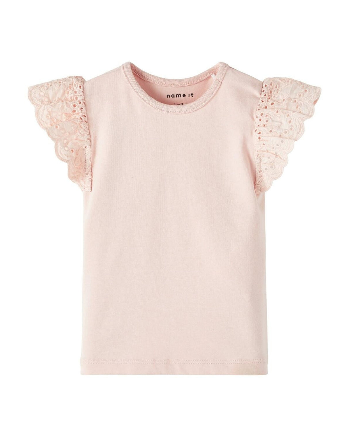 Rose smoke Name it top med blonde ærmer - 13215202