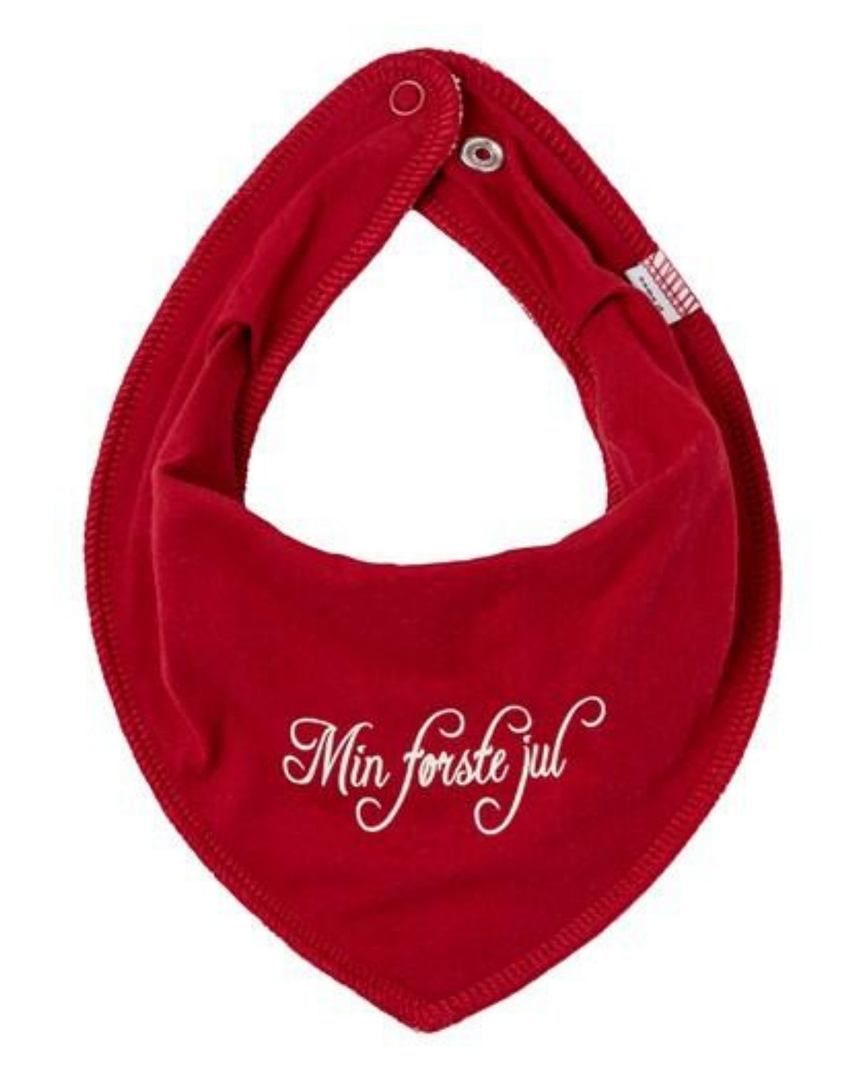 Min første jul rød name it hagesmæk - 13215241