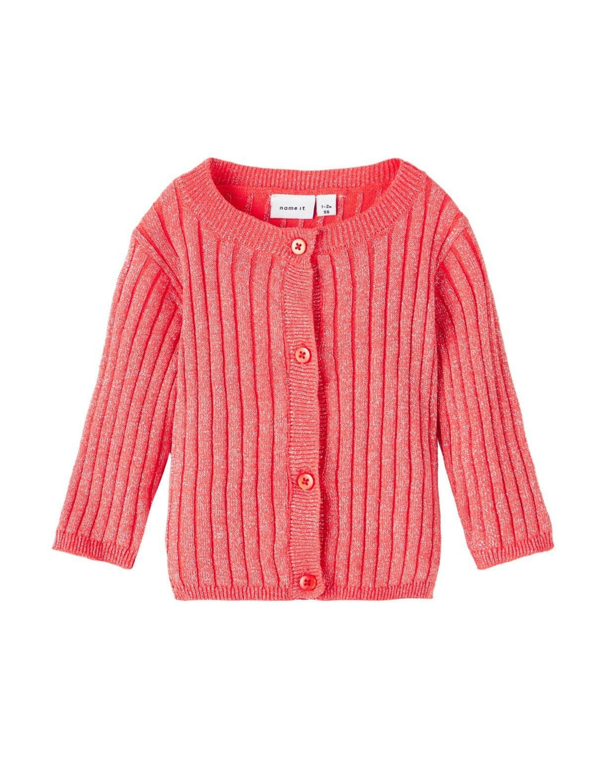 Hibiscus rød Name it strik cardigan - 13217755