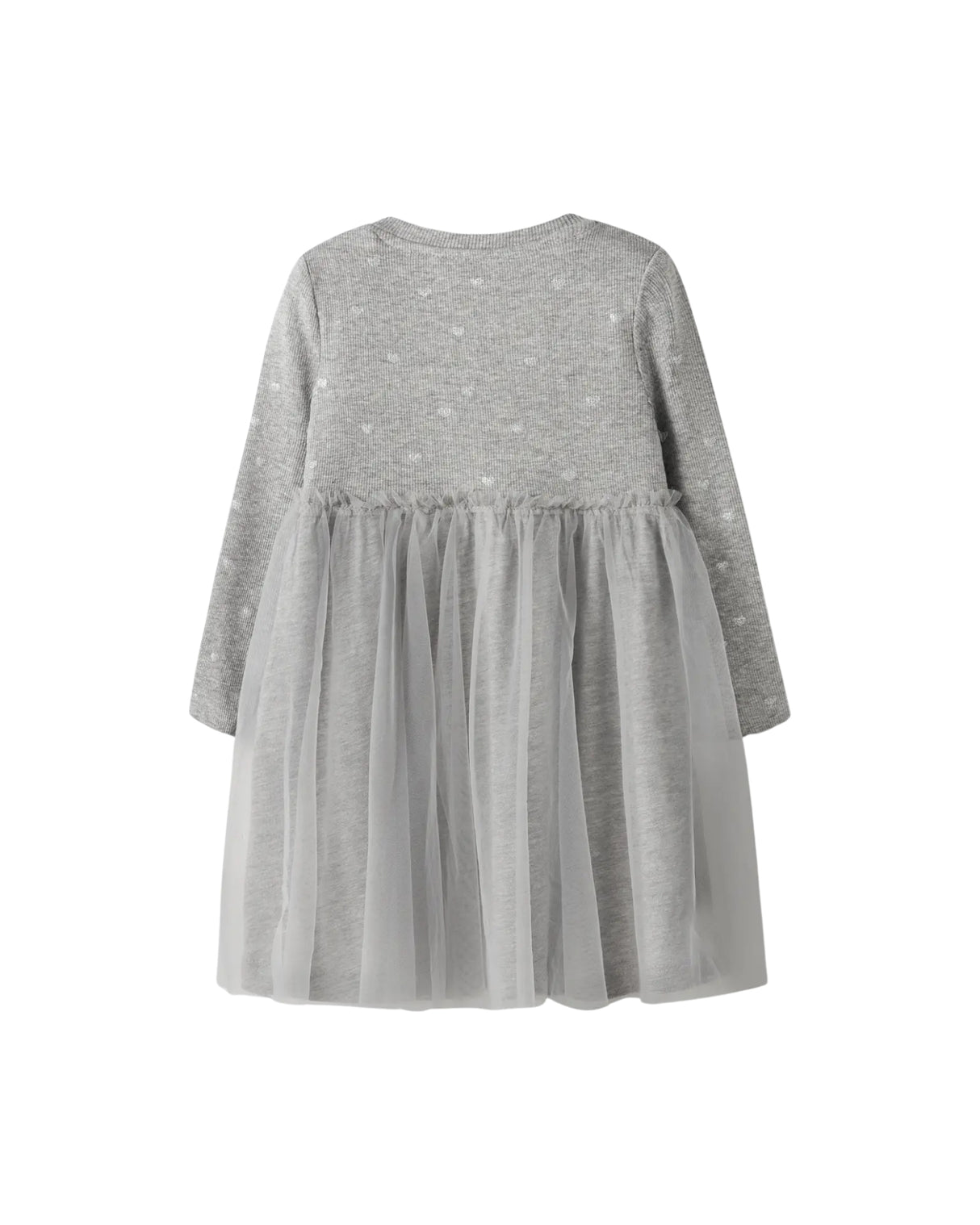 Grå - Grey Melange - Name it - kjole - 13221711