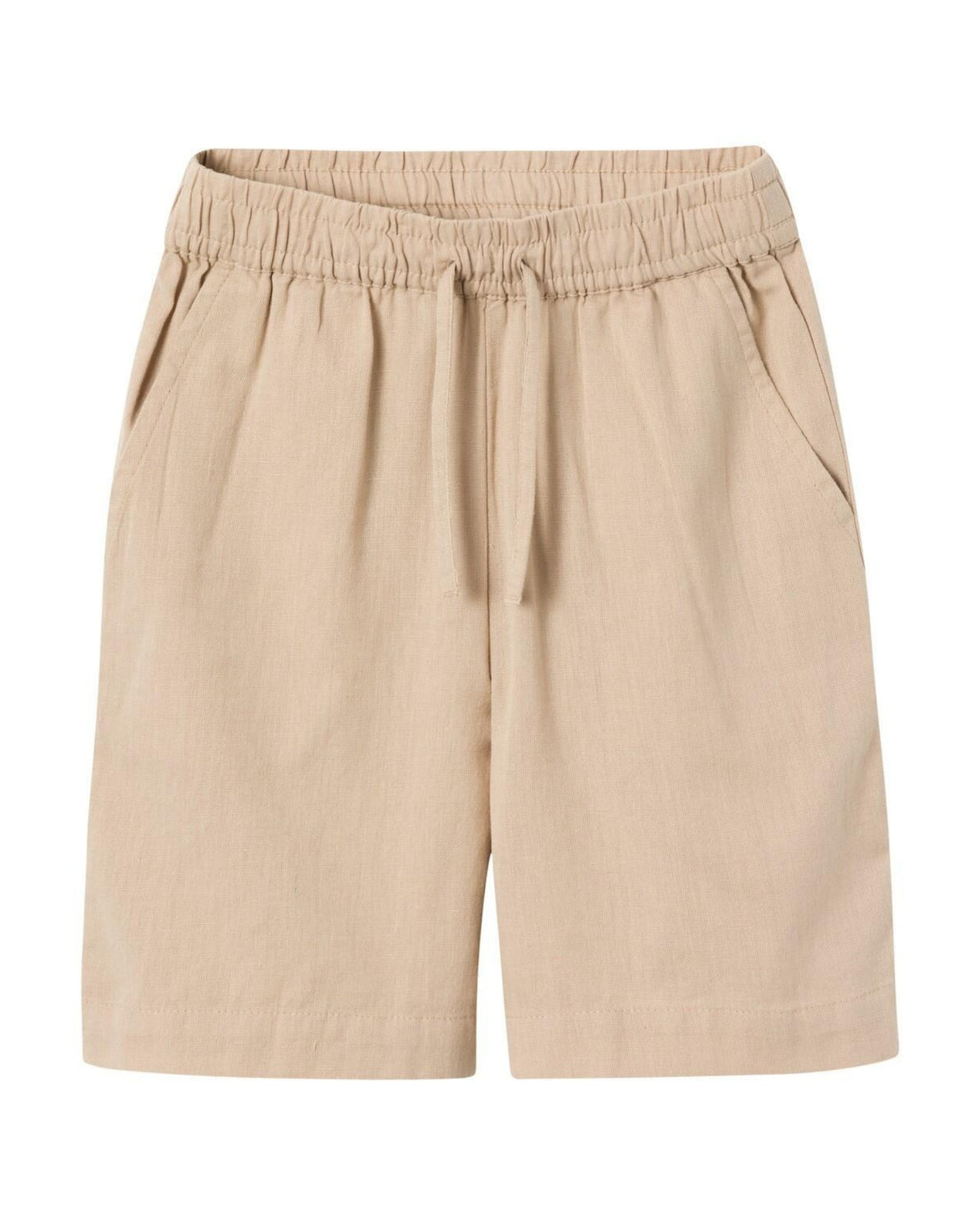 Beige - Humus - Name it - Shorts - Hør - 13222310