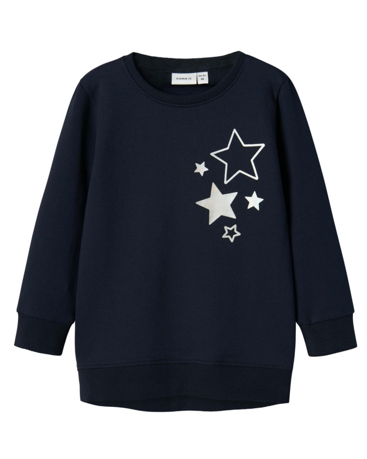 Navy - Dark Sapphire - Name it - sweatshirt - stars - 13223624