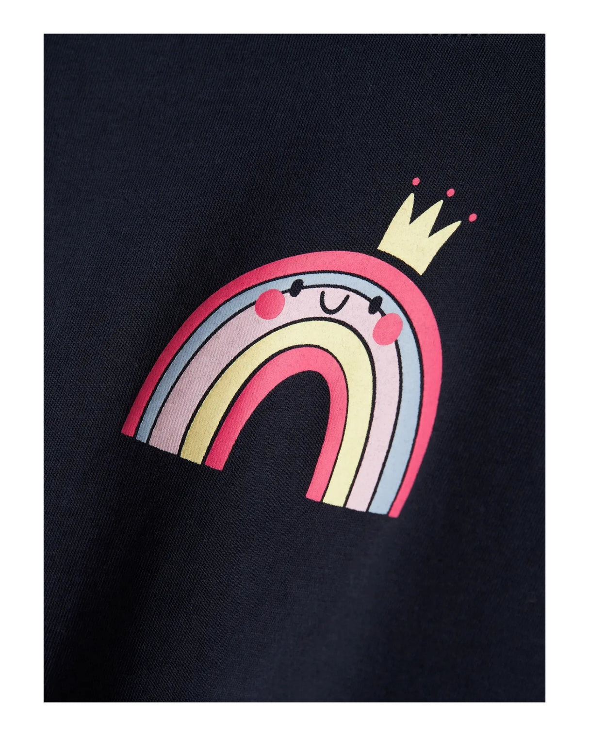 Mørkeblå - Dark Sapphire - Name it - Langærmet T-shirt - Regnbue - 13224957