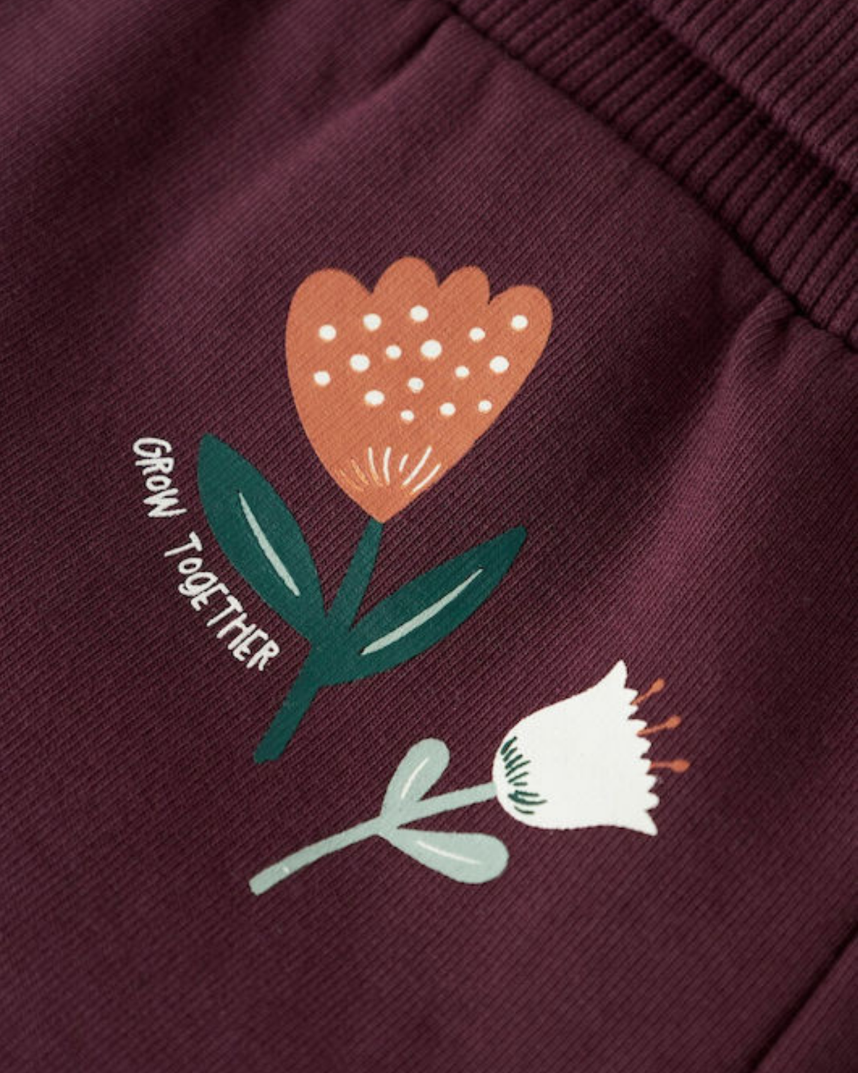 Lilla - Fig/Flowers - Name it - Sweat buks med blomst - 13226051