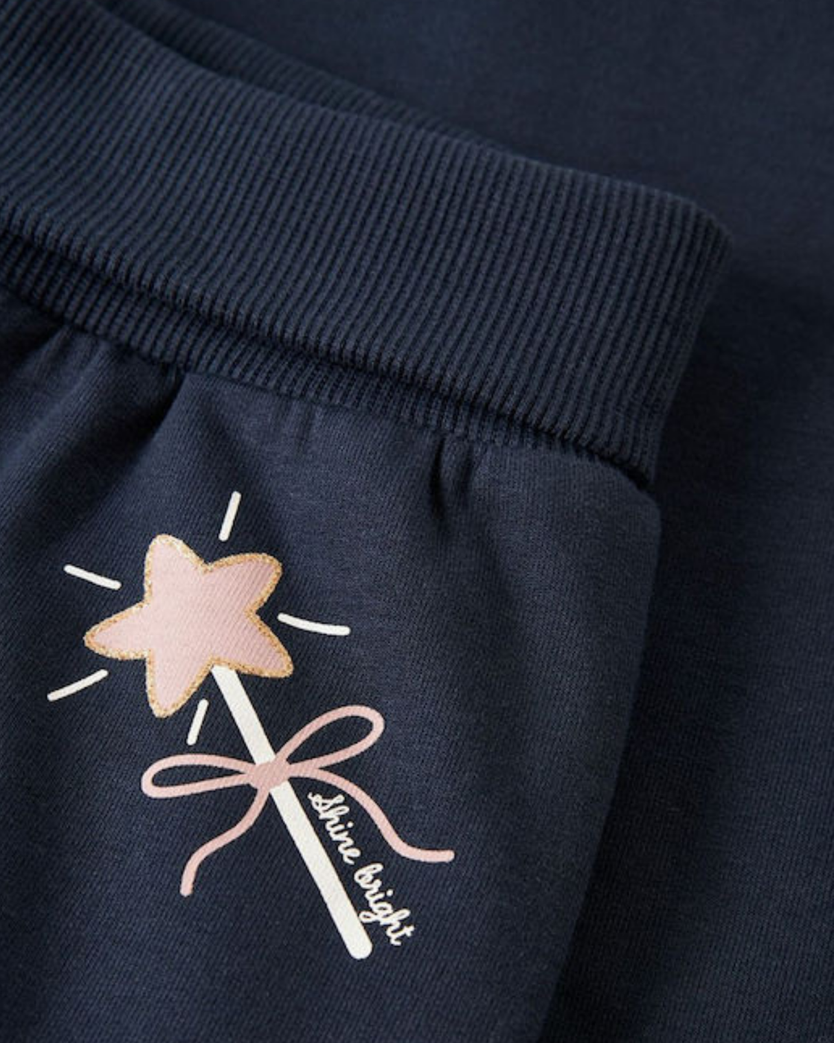 Mørkeblå - Navy Blazer/Star - Name it - Sweat buks med stjerne - 13226051