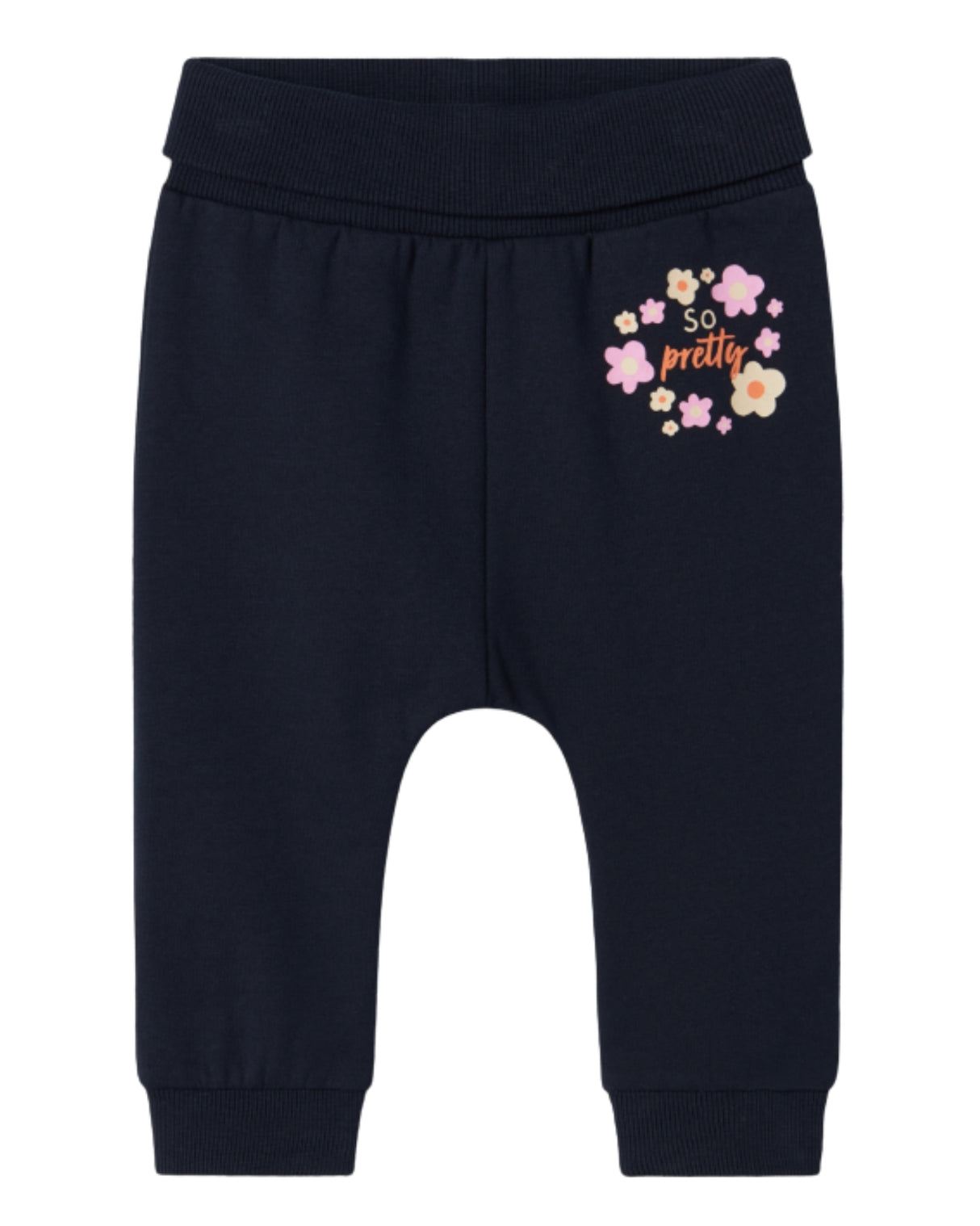 Blå - dark sapphire - Sweat buks men blomster - 13226051