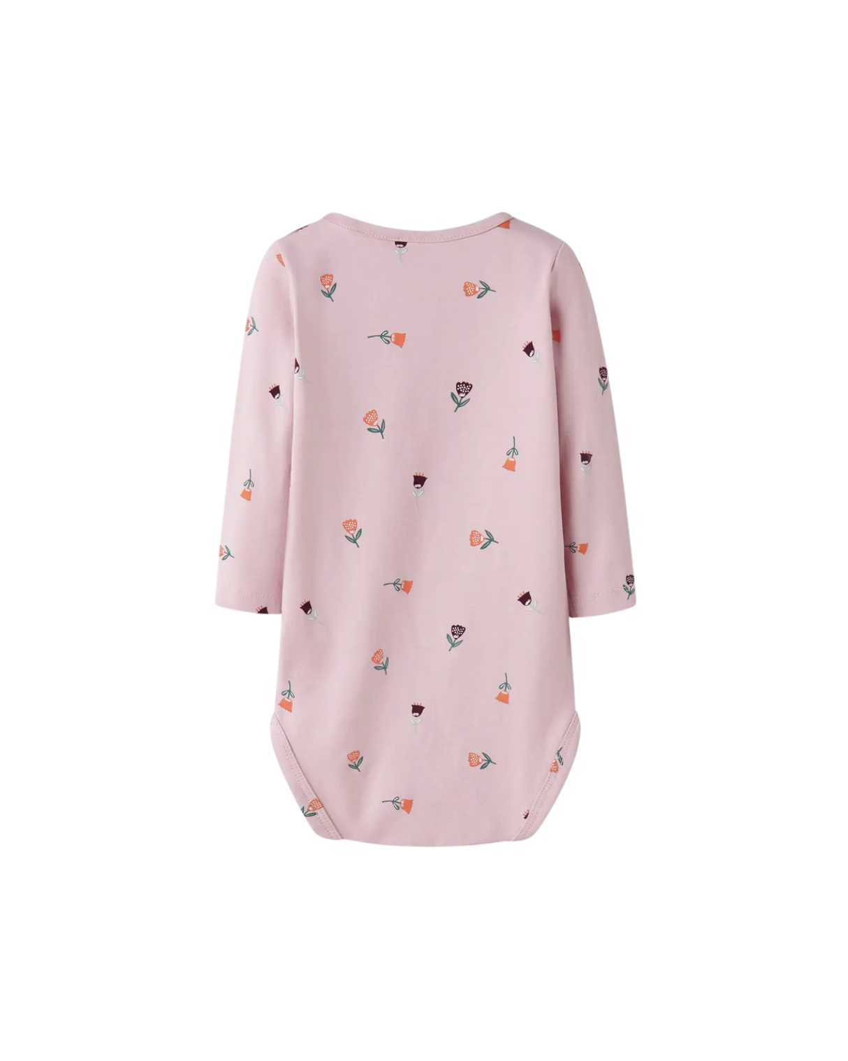 Lyserød - Burnished Lilac - Name it - bodystocking - Blomster - 13226054.