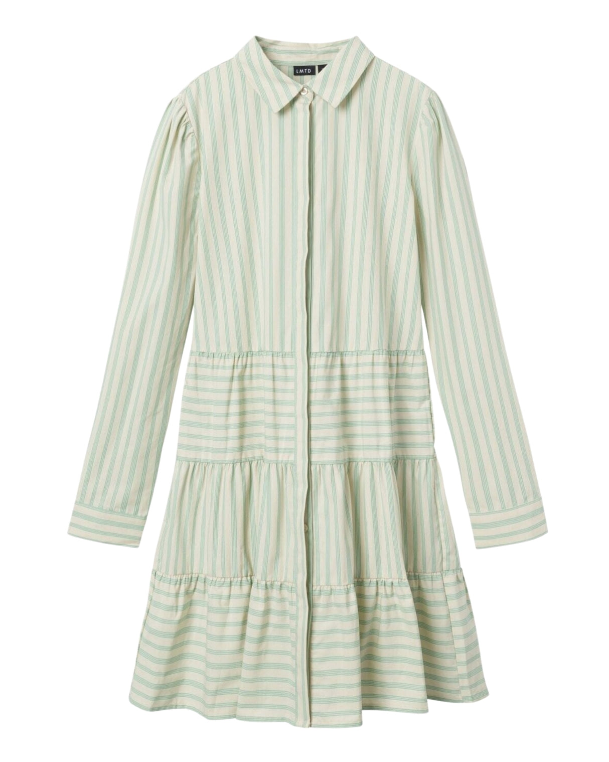 Grøn - Turtledove Creme - Name it - stribet - kjole - 13226238