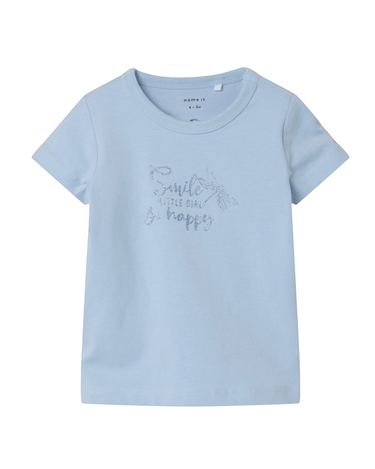 Lyseblå - Chambray blue - name it - tshirt - 13229656