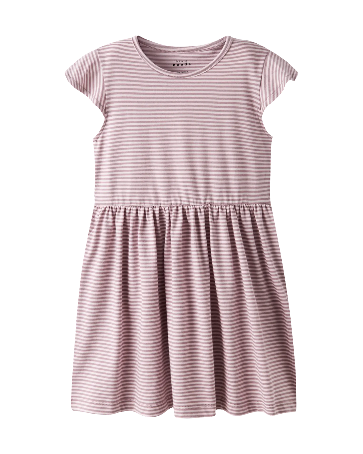 Lyserød / Lilla - Ballerina / Purple dov - Name it - Kjole - Strippet - 13230226