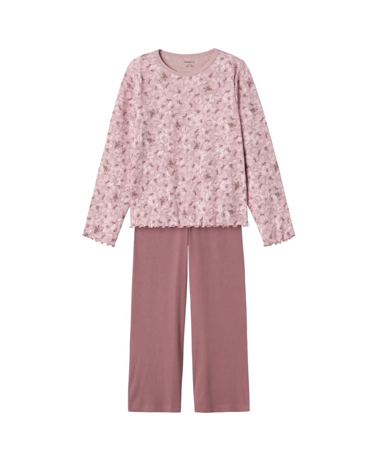 Purple - Mauve Shaddow- Name it - Pajama set - floral - 13237033