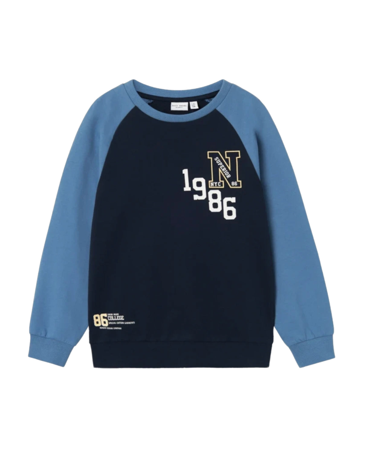 Navy - Dark Sapphire - Name it - sporty - sweatshirt - 13231410
