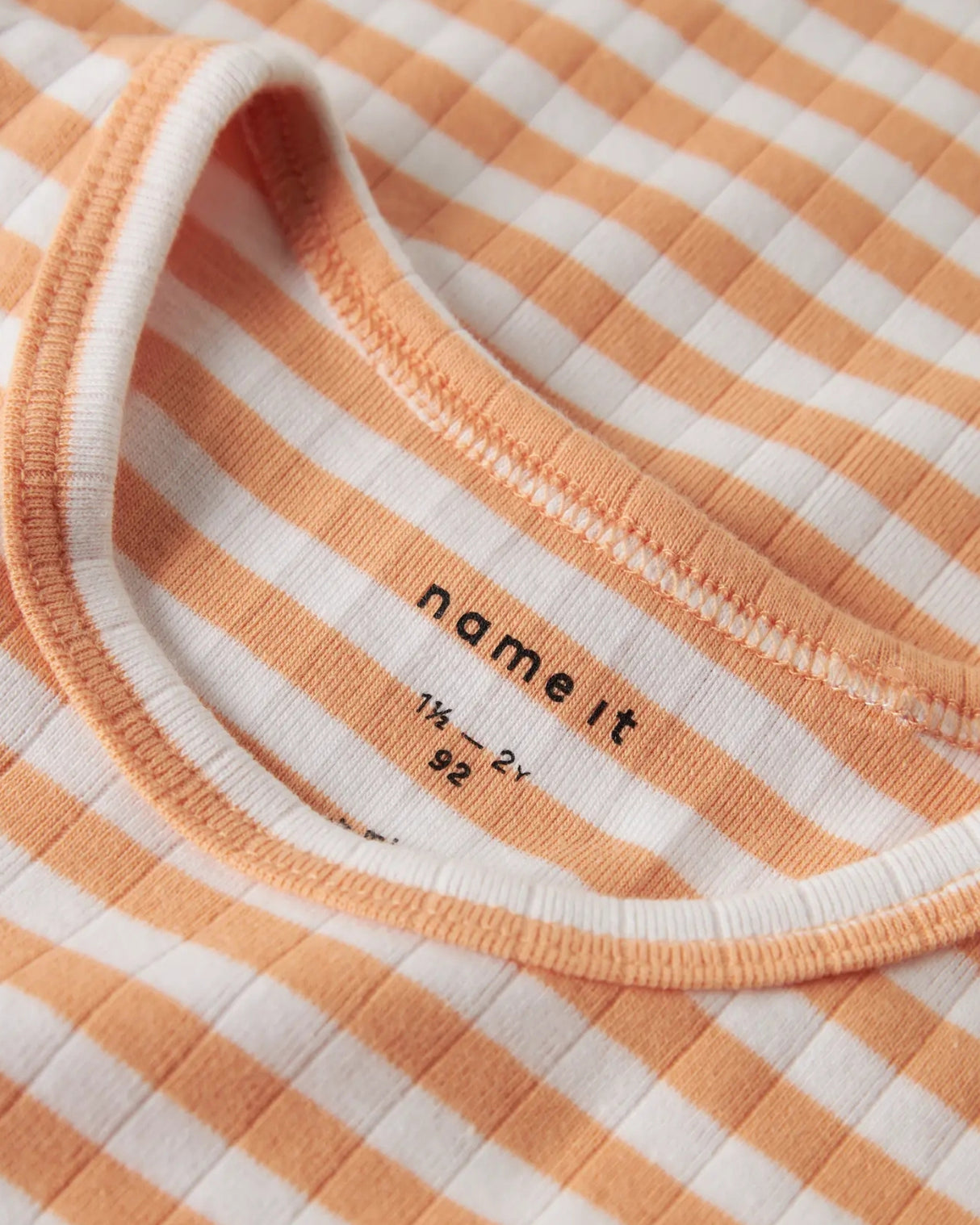 Orange - Orange Chiffon/Bright Whi - Name it - T-shirt - 13231467